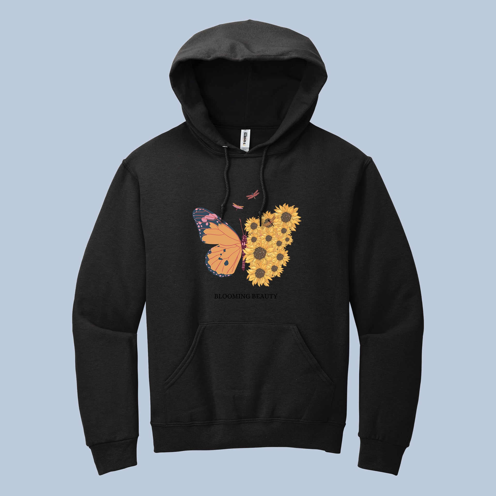Blooming Beauty Butterfly & Sunflower Hoodie