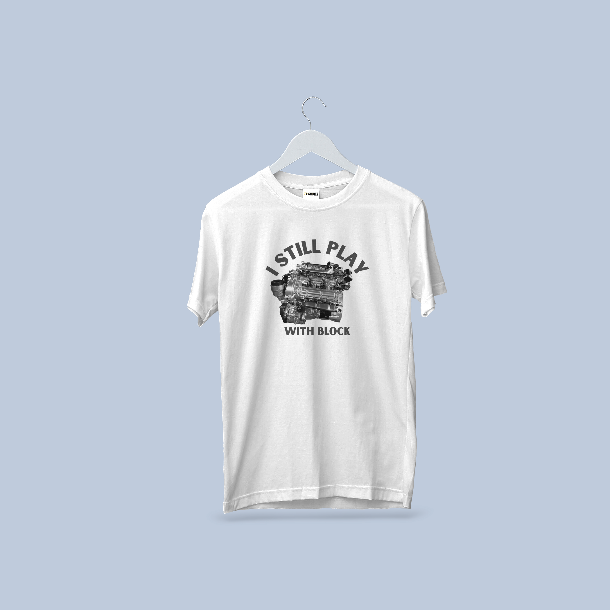 I Still Play With Block Car Engine Mechanic Graphic T-Shirt