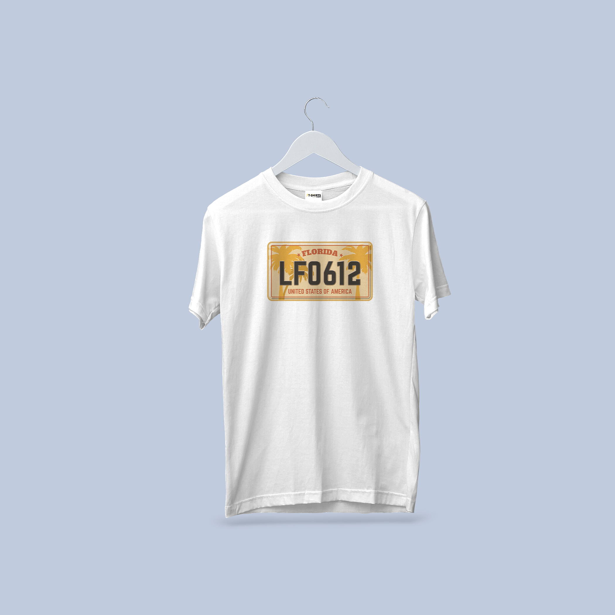 Florida State License Plate Graphic T-Shirt