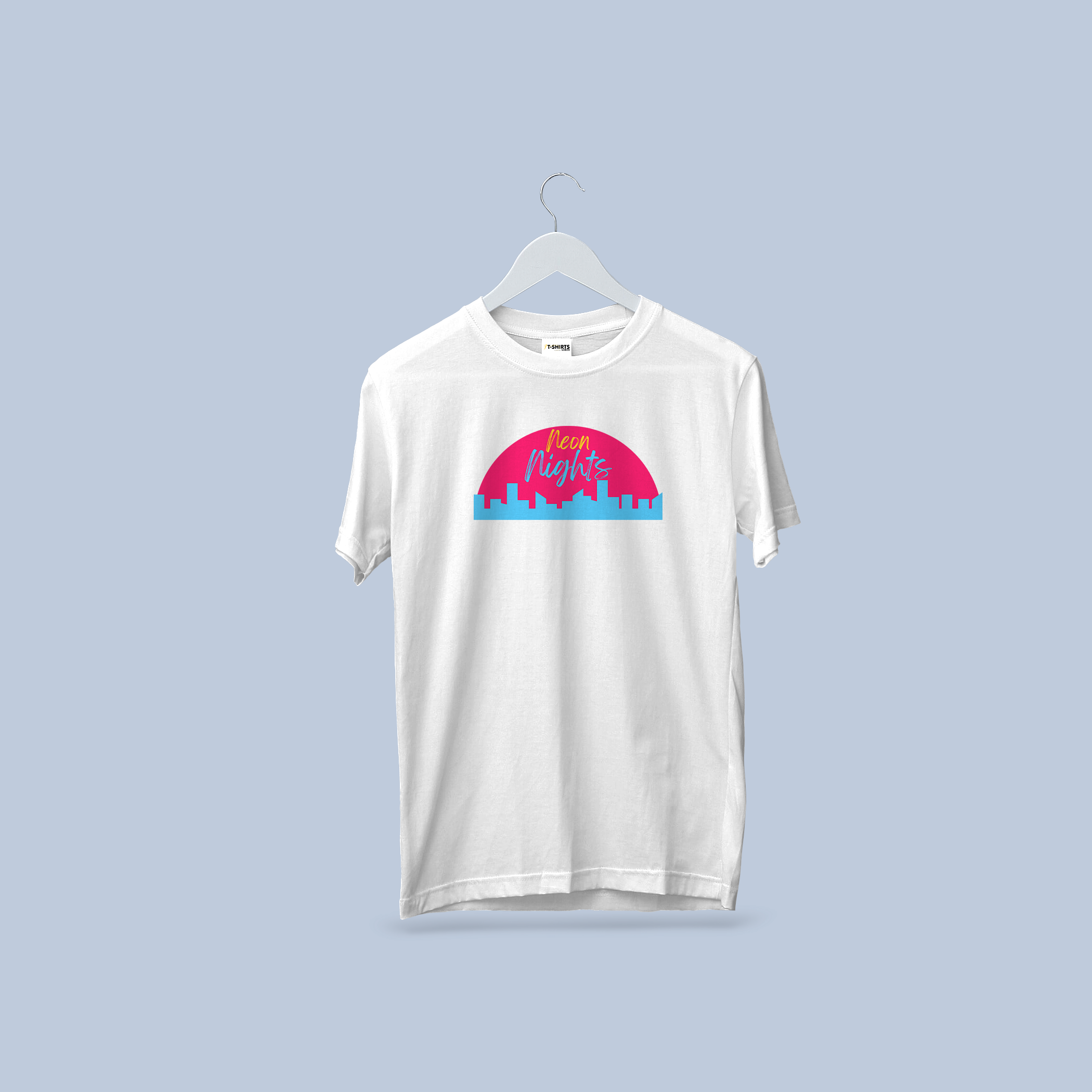 Neon Nights Cityscape Retro T-Shirt
