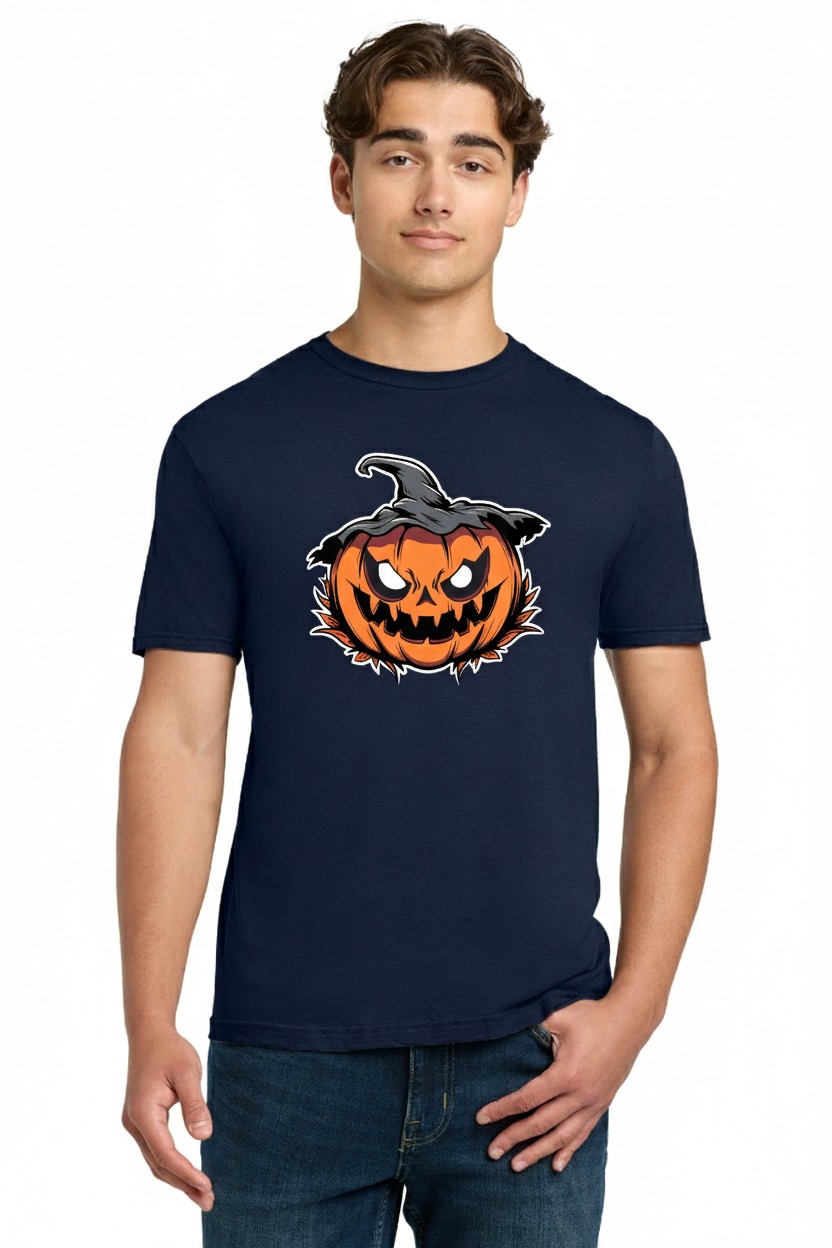 Crazy Smiling Pumpkin T-Shirt 3