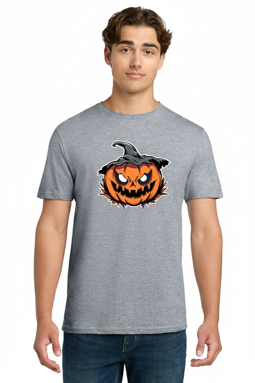 Crazy Smiling Pumpkin T-Shirt 4