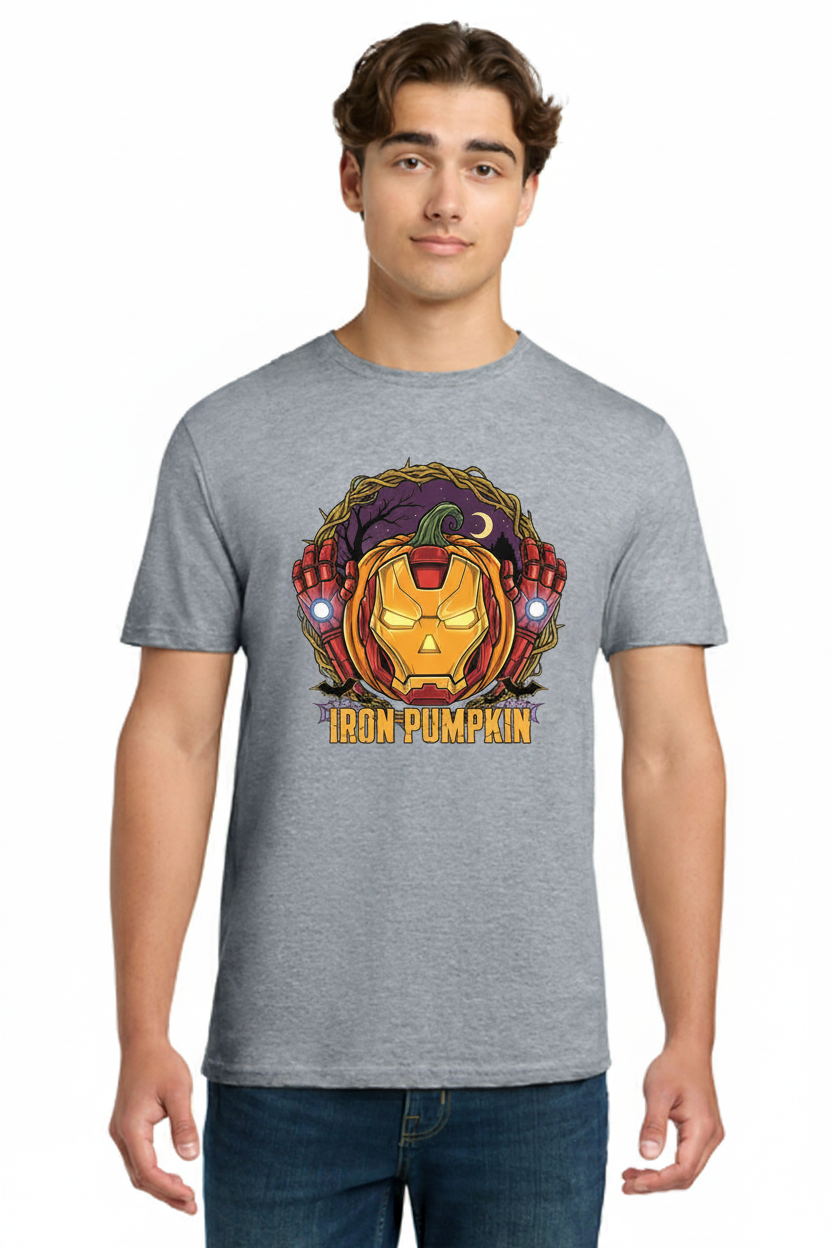 Genius, Billionaire, Playboy, Pumpkin The Official Iron Pumpkin Halloween Tee 4