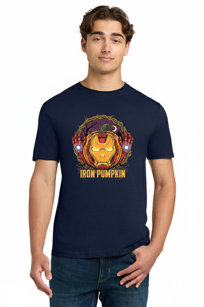 Genius, Billionaire, Playboy, Pumpkin The Official Iron Pumpkin Halloween Tee 3