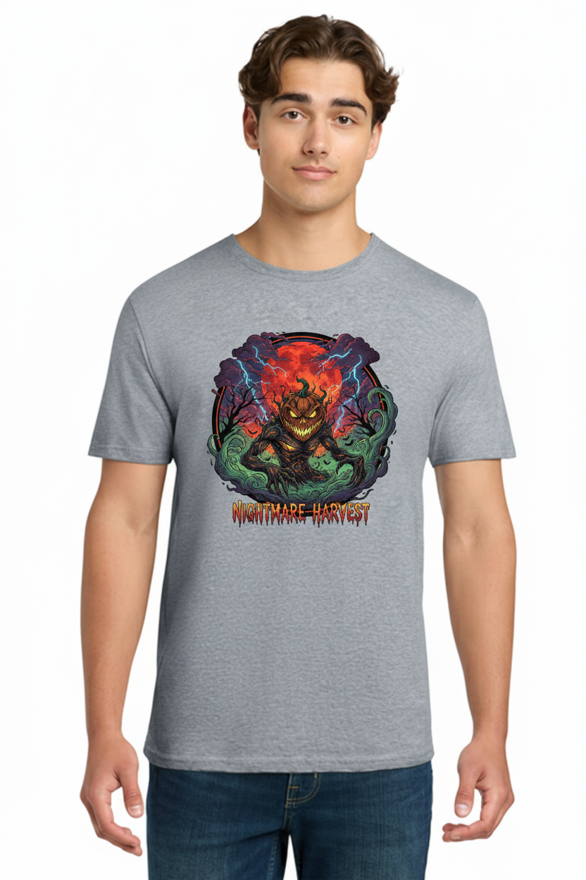 Nightmare Harvest Halloween Crazy Tee - Boys & Girls 4
