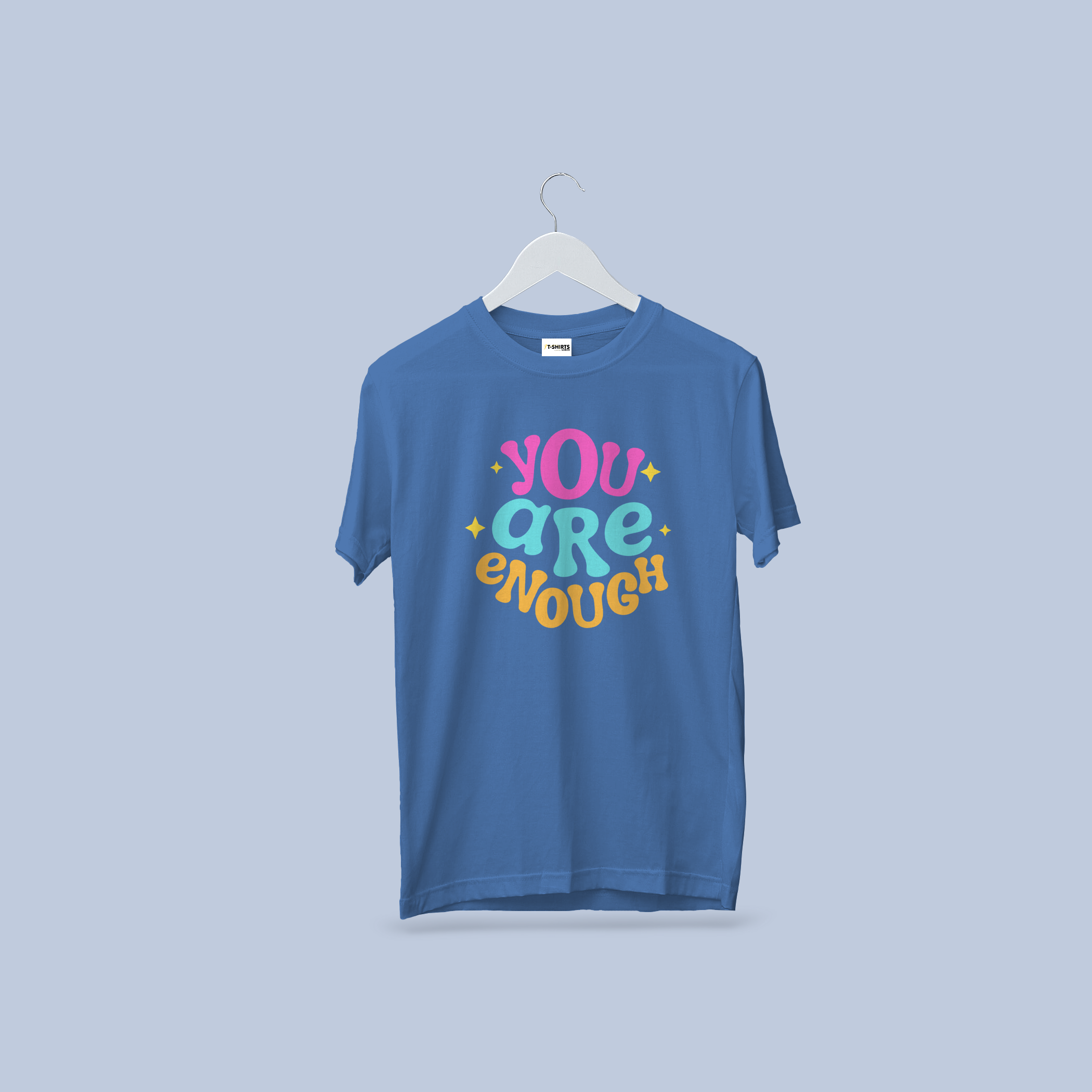You Are Enough" Positive Affirmation Graphic T-Shirt