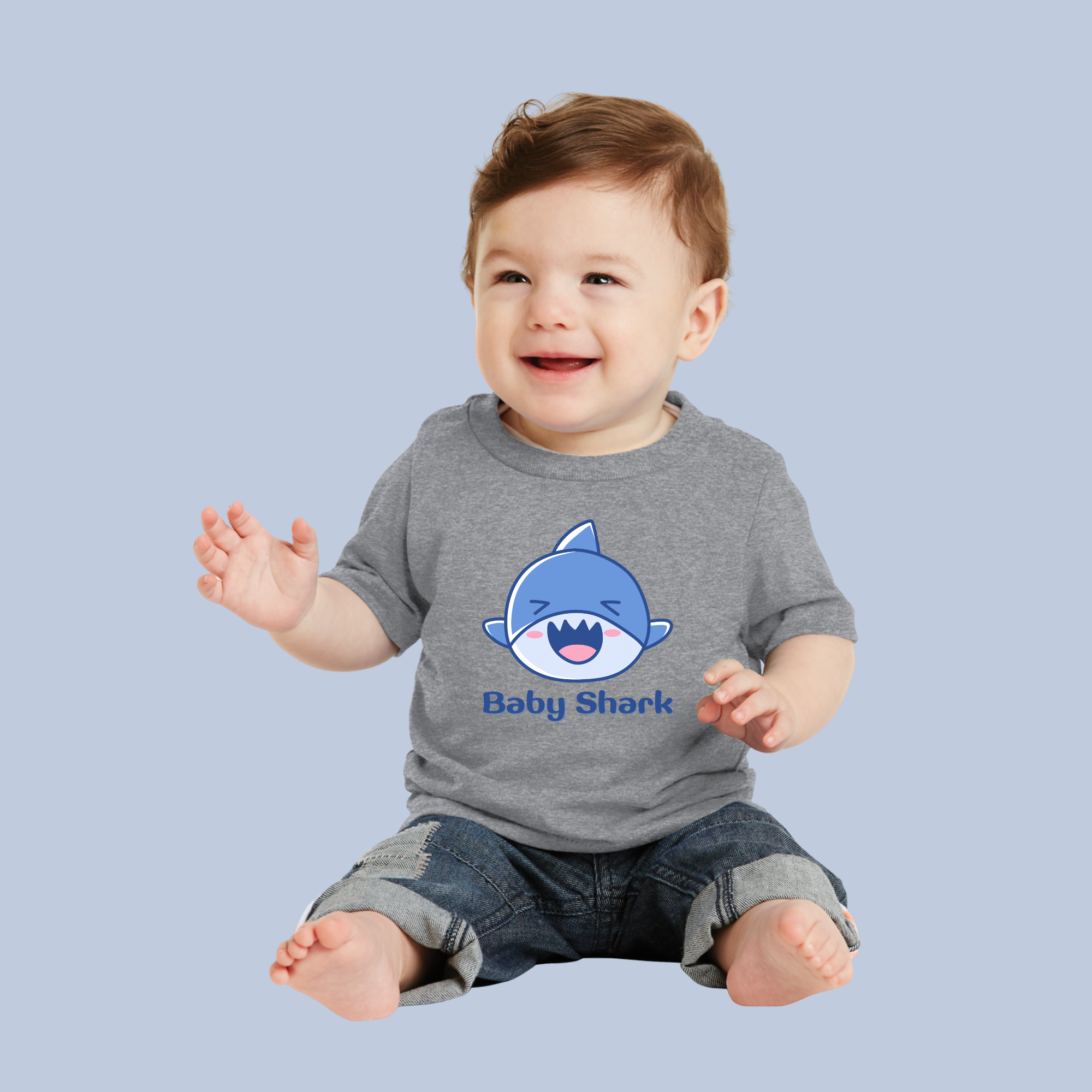 Baby Shark Doo Doo Doo Kids' T-Shirt - Soft Cotton Toddler Tee 12