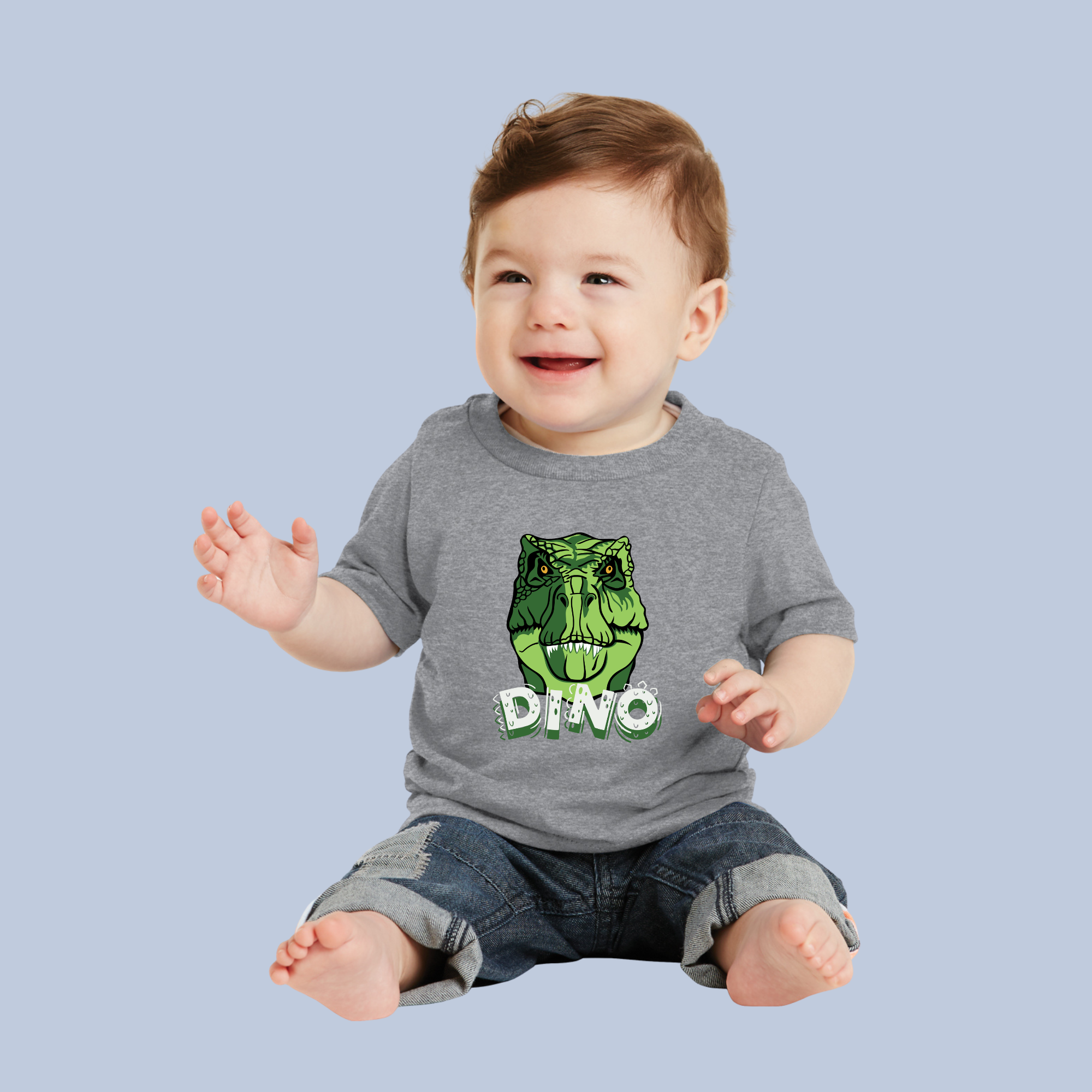 DINO Mighty T-Rex Kids' T-Shirt - Roaring Fun Cotton Toddler Tee 12