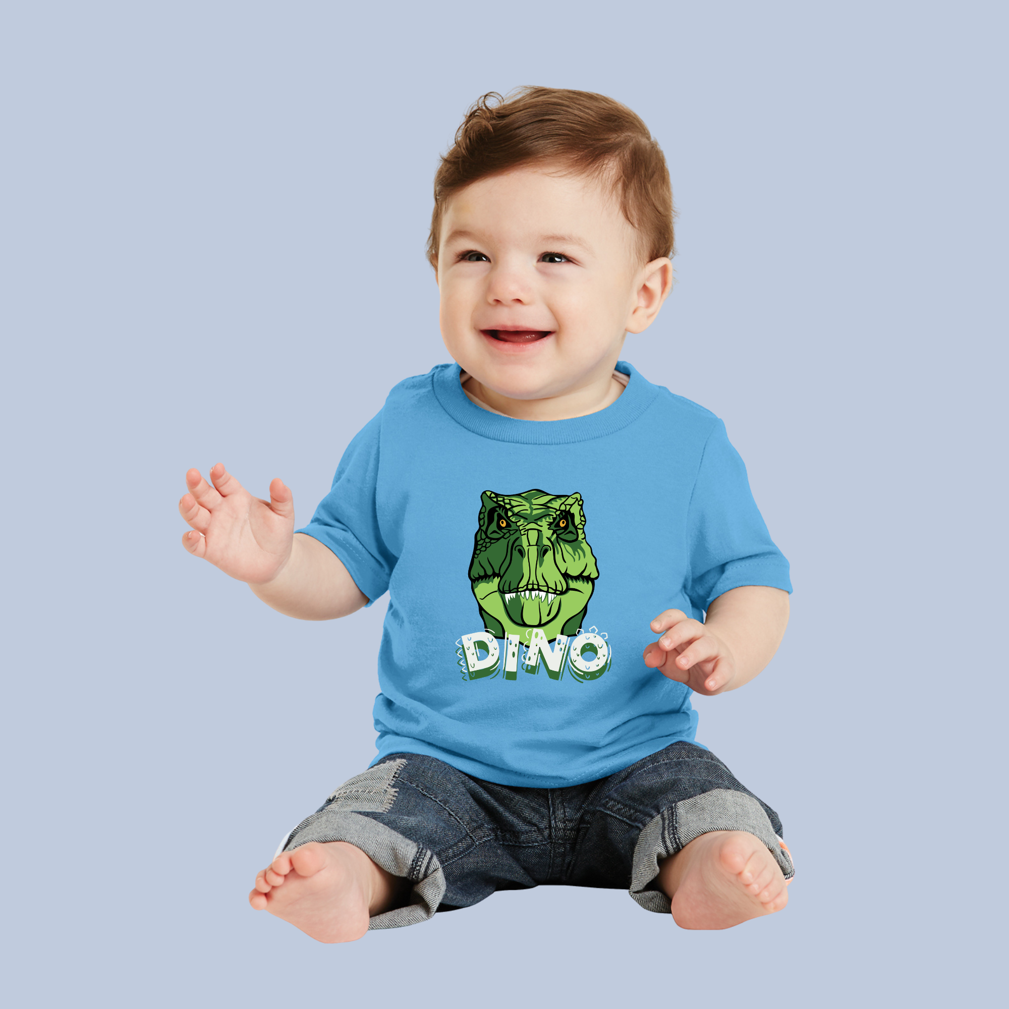 DINO Mighty T-Rex Kids' T-Shirt - Roaring Fun Cotton Toddler Tee 13