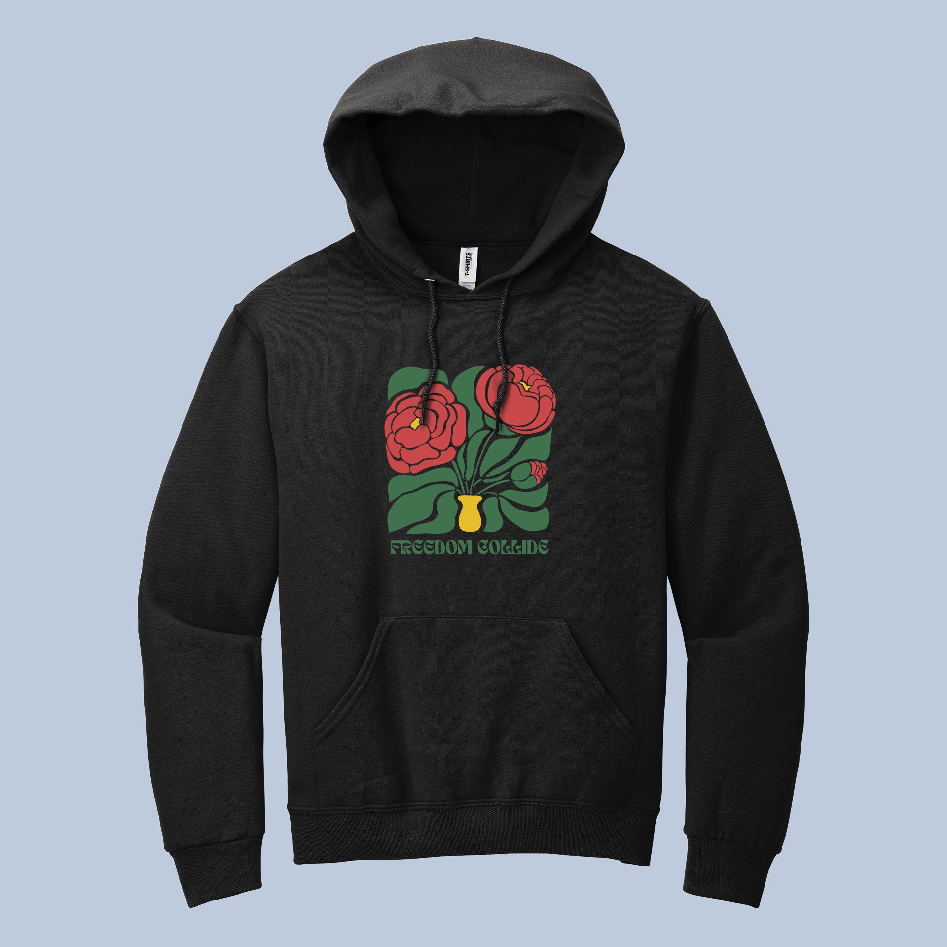 Freedom College Floral Hoodie