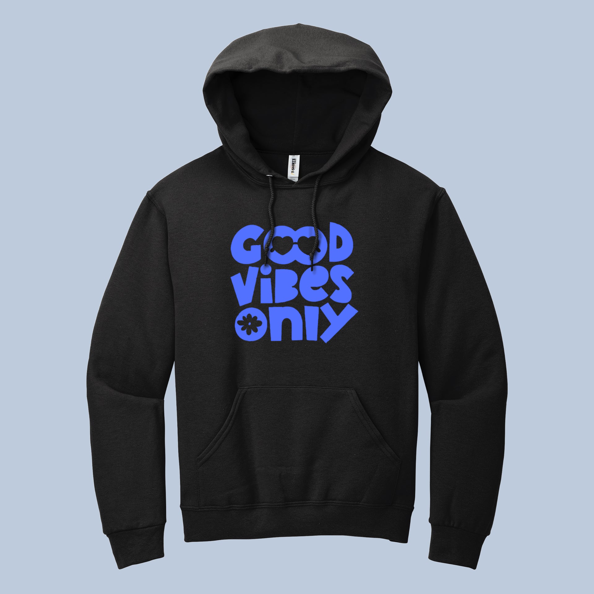 Good Vibes Only Hoodie – Positive Retro Graphic Sweatshirt