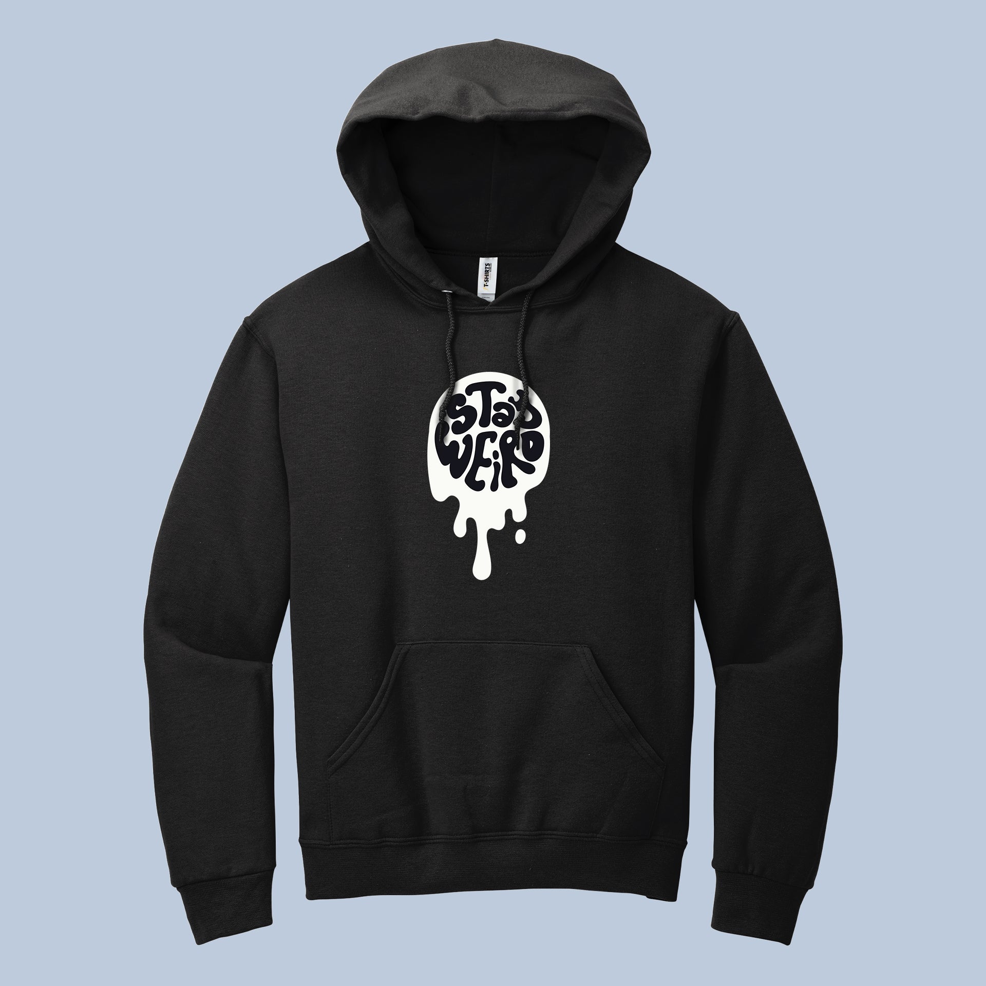Stay Weird Melting Graphic Hoodie