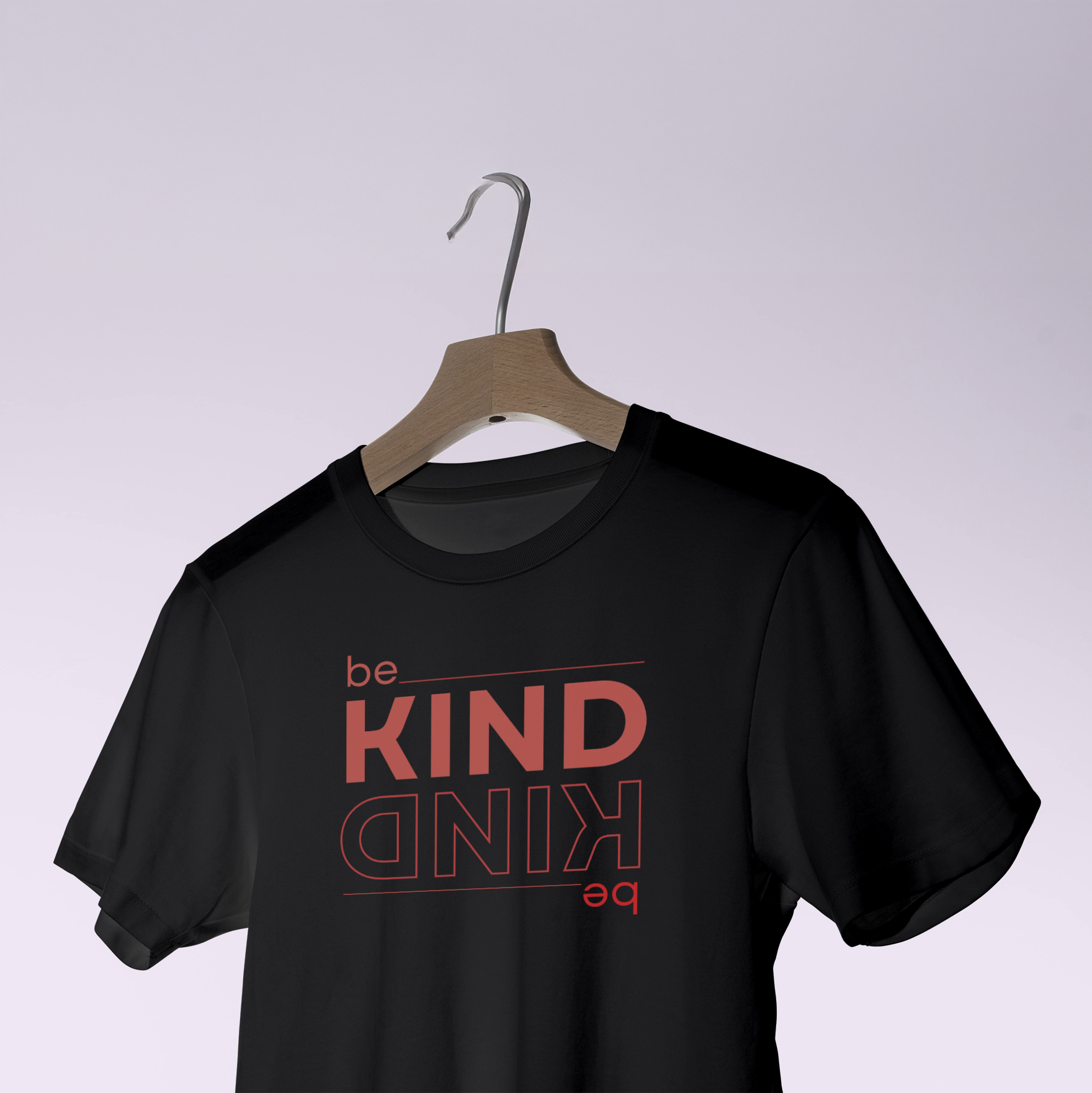 Be Kind Double-Sided Mirror Print T-Shirt 3