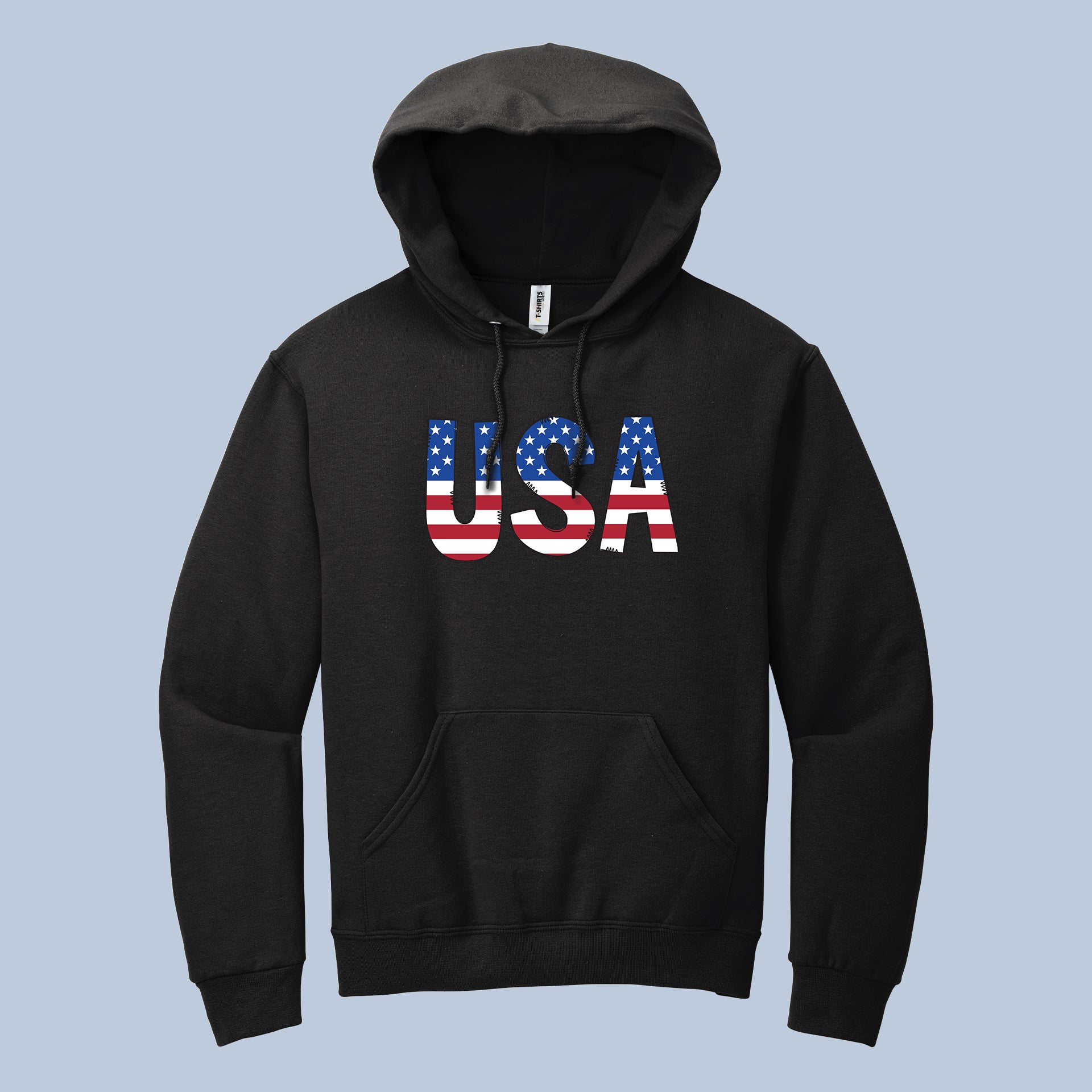 USA Eagle Flag Patriotic Hoodie - American Apparel