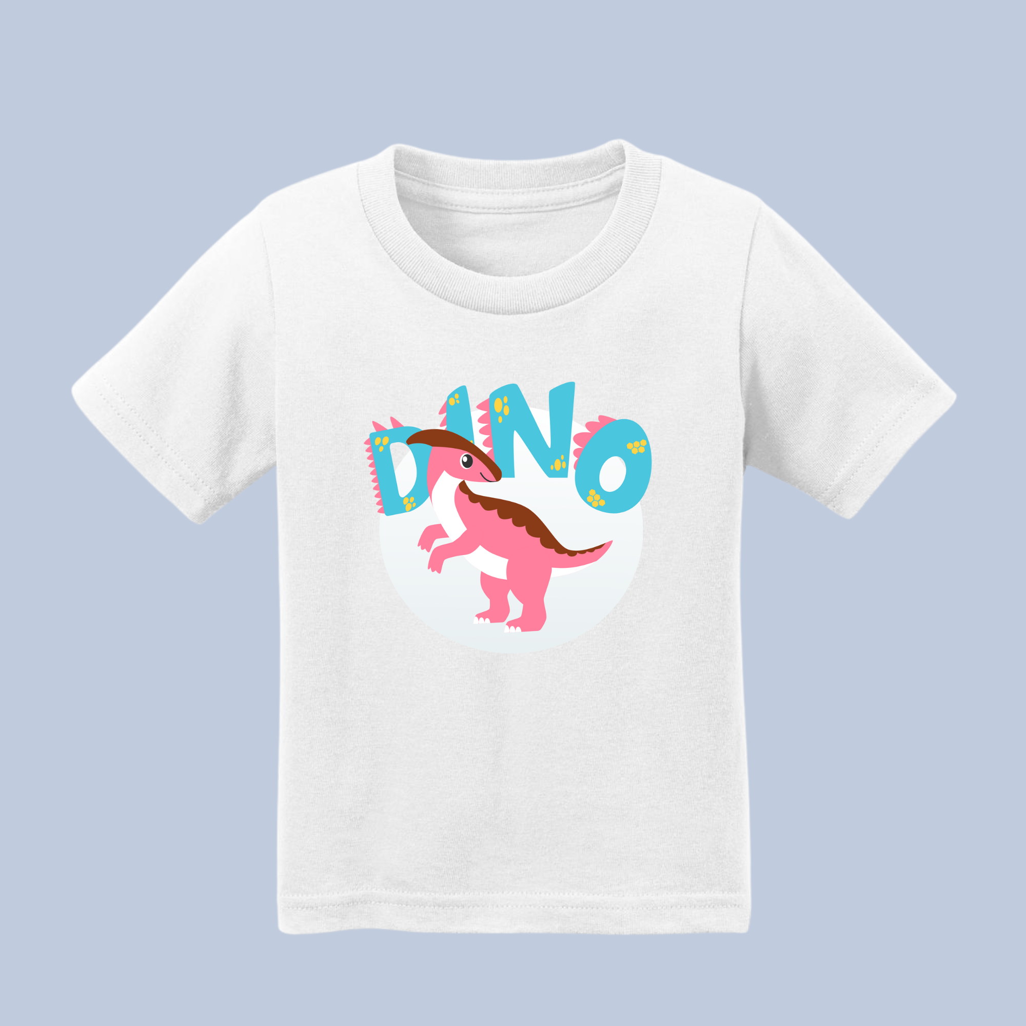 Pink Dino Baby & Toddler T-Shirt 9