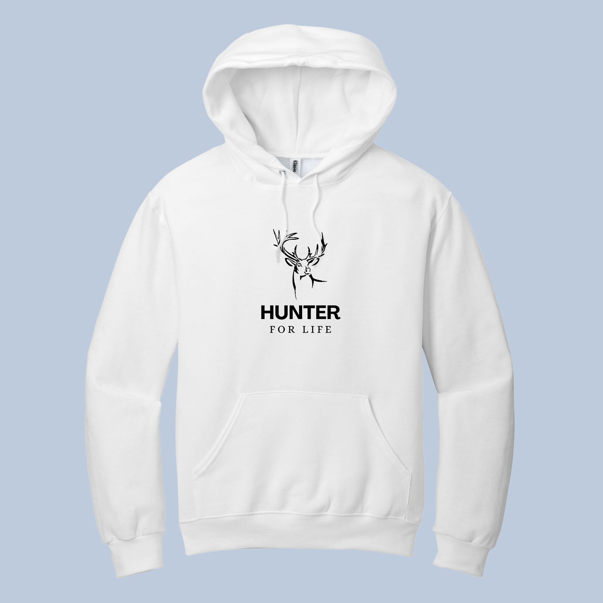 Hunter For Life Hoodie – Deer Antler Outdoor Hunting Pullover