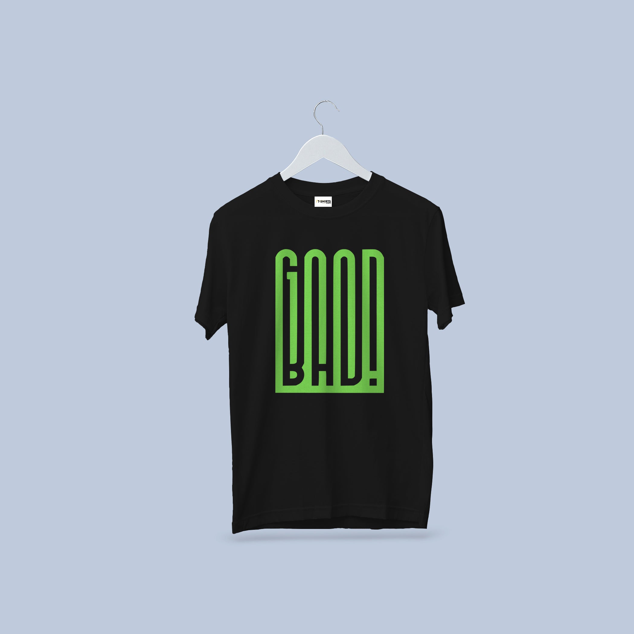 GOOD BAD! Contrast Statement T-Shirt | Bold Graphic Tee