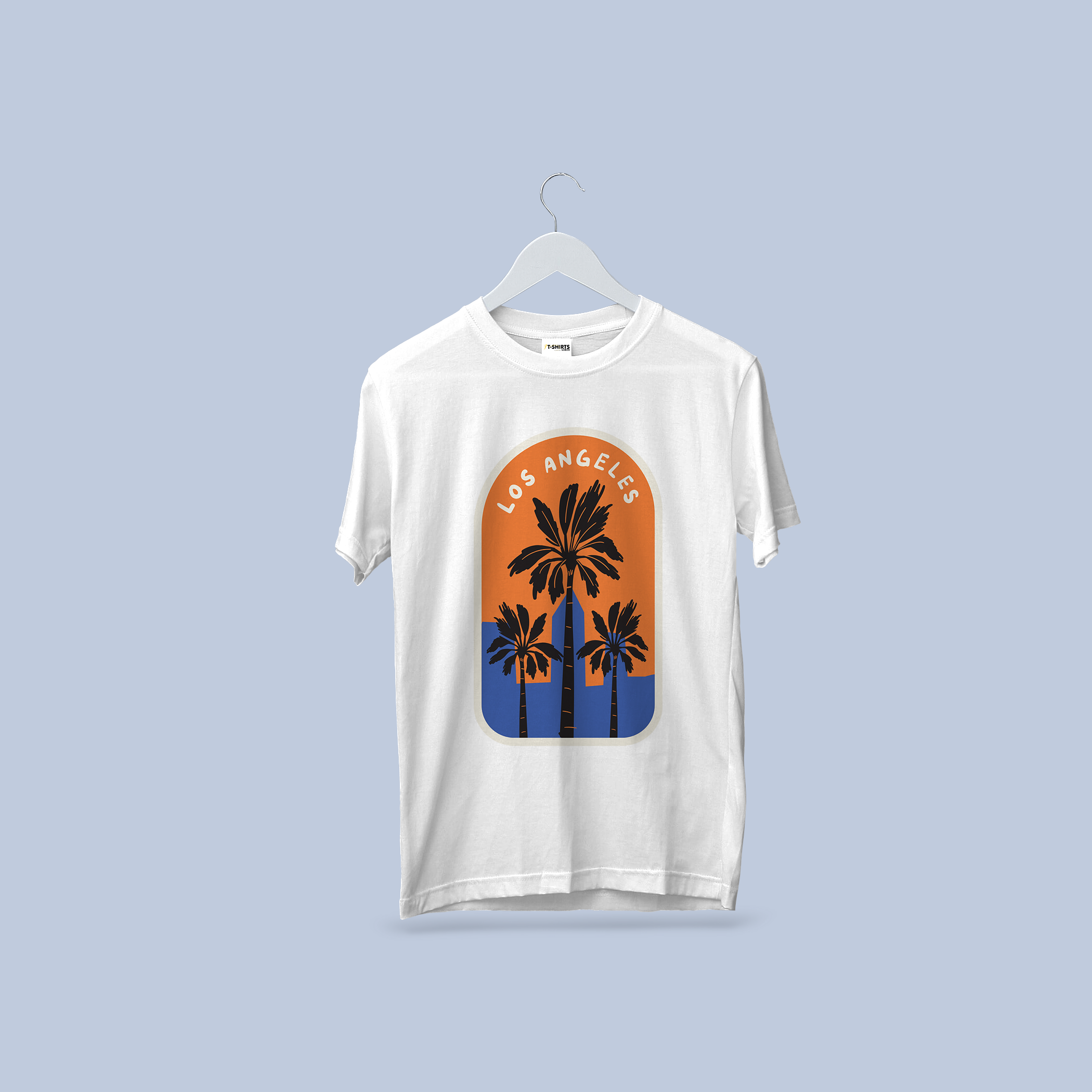 Los Angeles Palm Tree Sunset Graphic T-Shirt