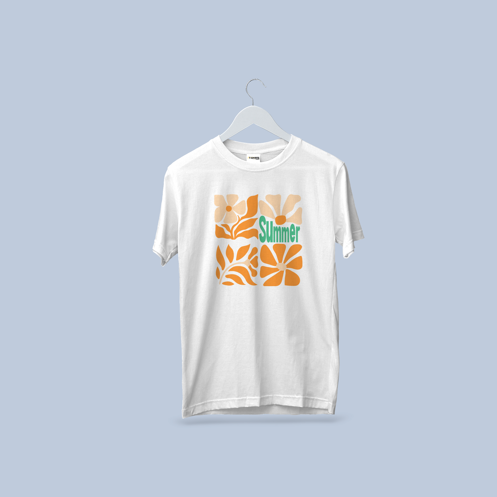 Summer Vibes Floral Graphic T-Shirt | Boho Botanical Tee