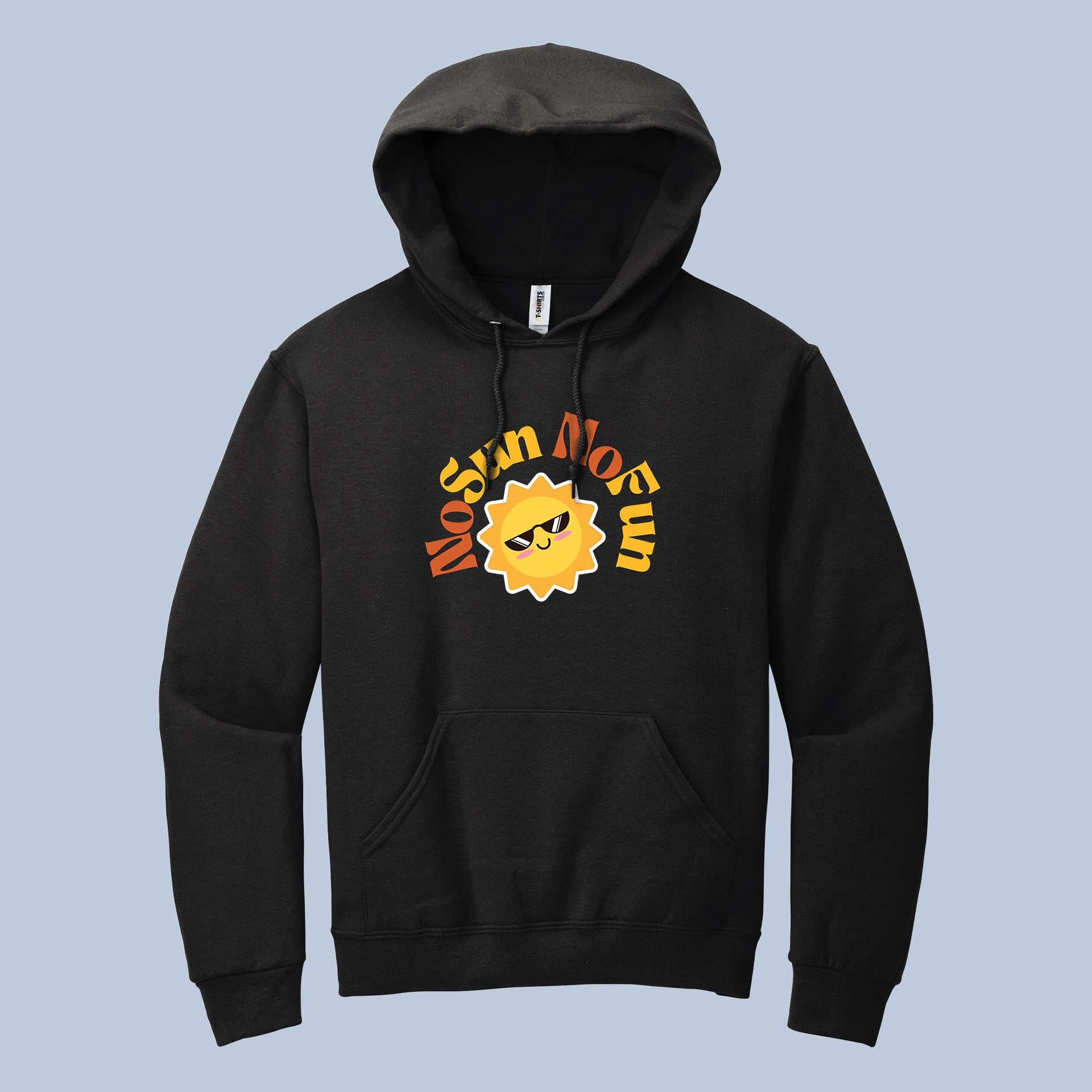 Sun Not Fun Funny Graphic Hoodie