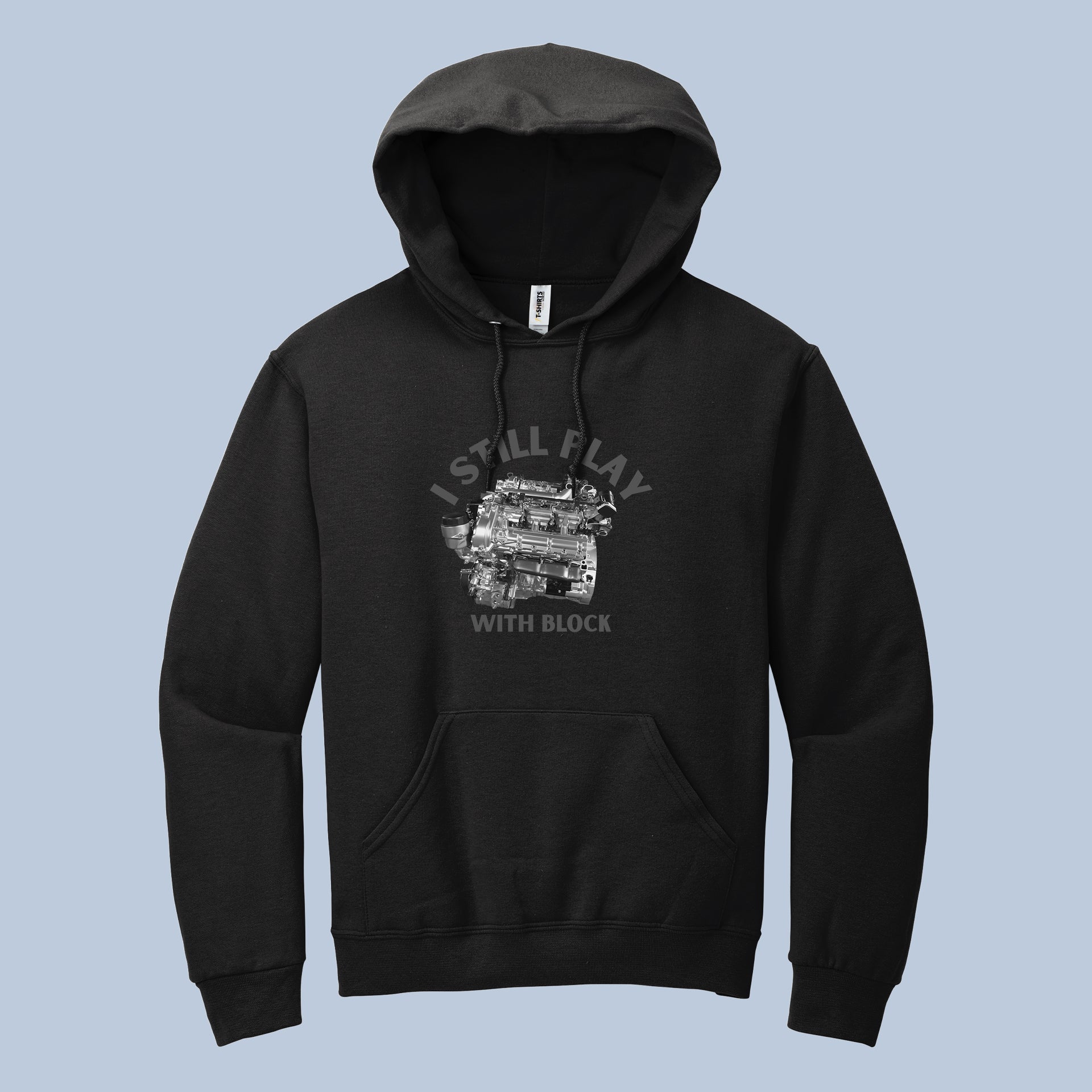 Car Engine Hoodie – I Still Play With Block Mechanic Pullover
