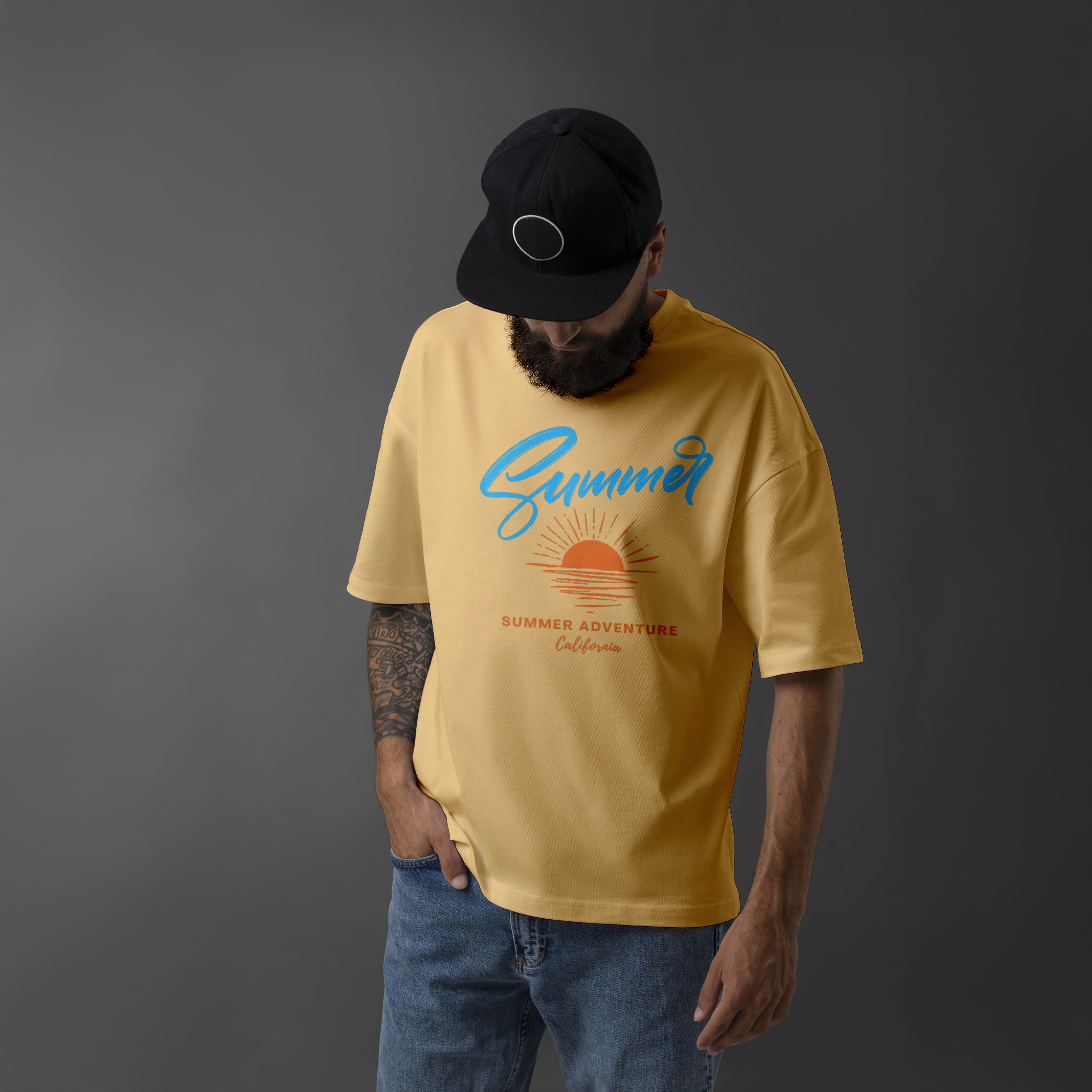 Summer Adventure California T-Shirt – Retro Beach Vibes Graphic Tee