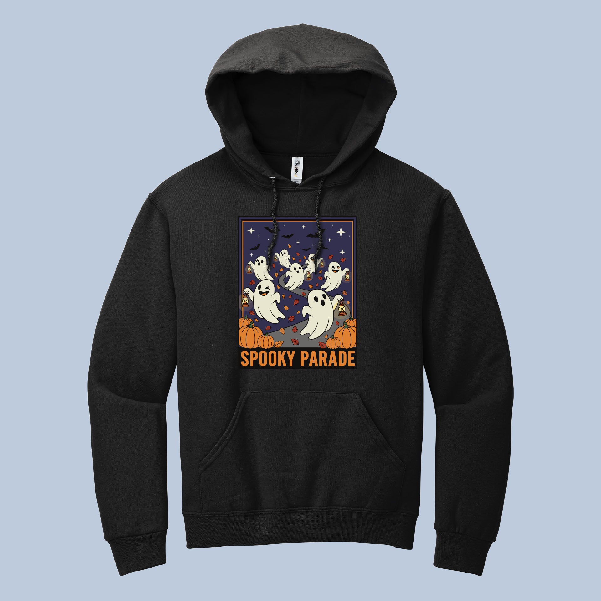 Spooky Parade Hoodie – Cute Ghost Halloween Sweatshirt