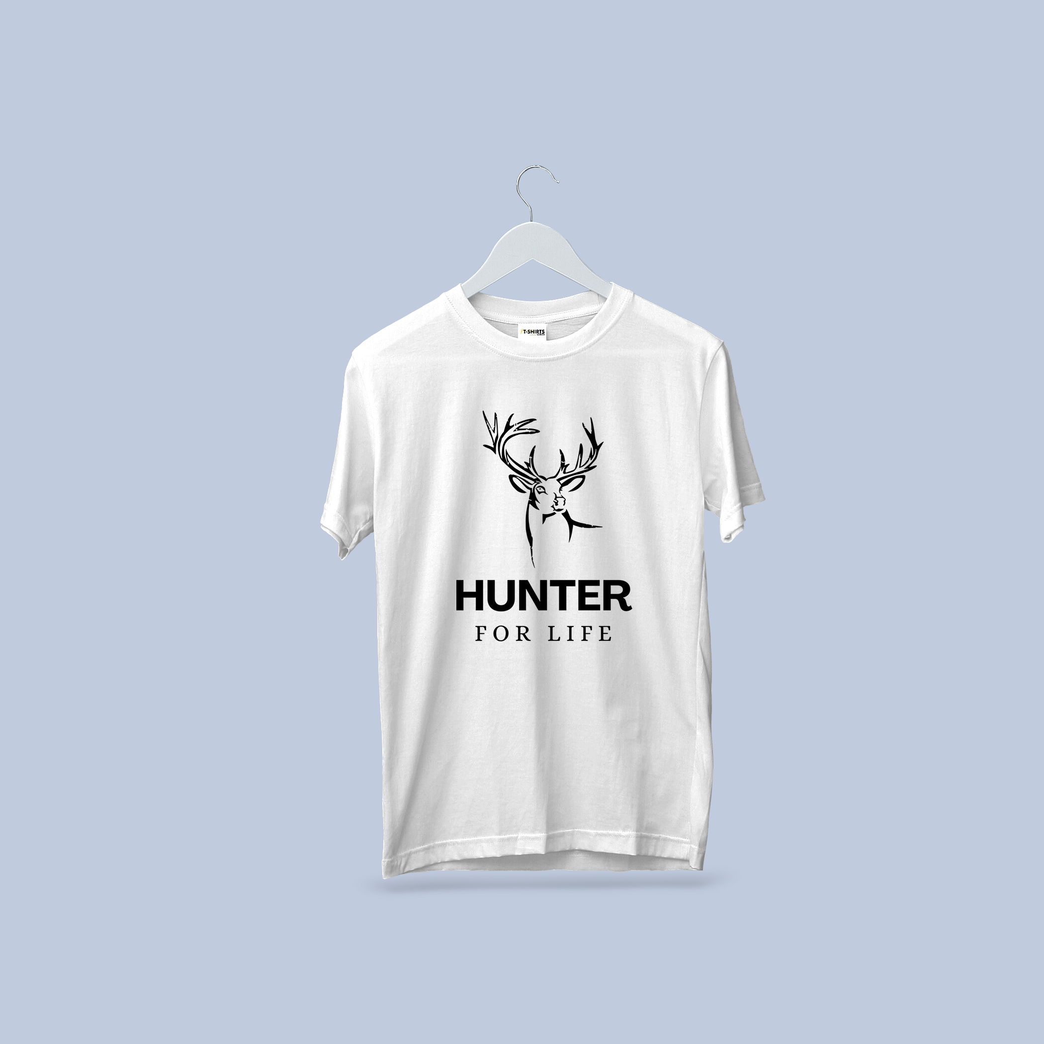HUNTER FOR LIFE with Deer Graphic T-Shirt