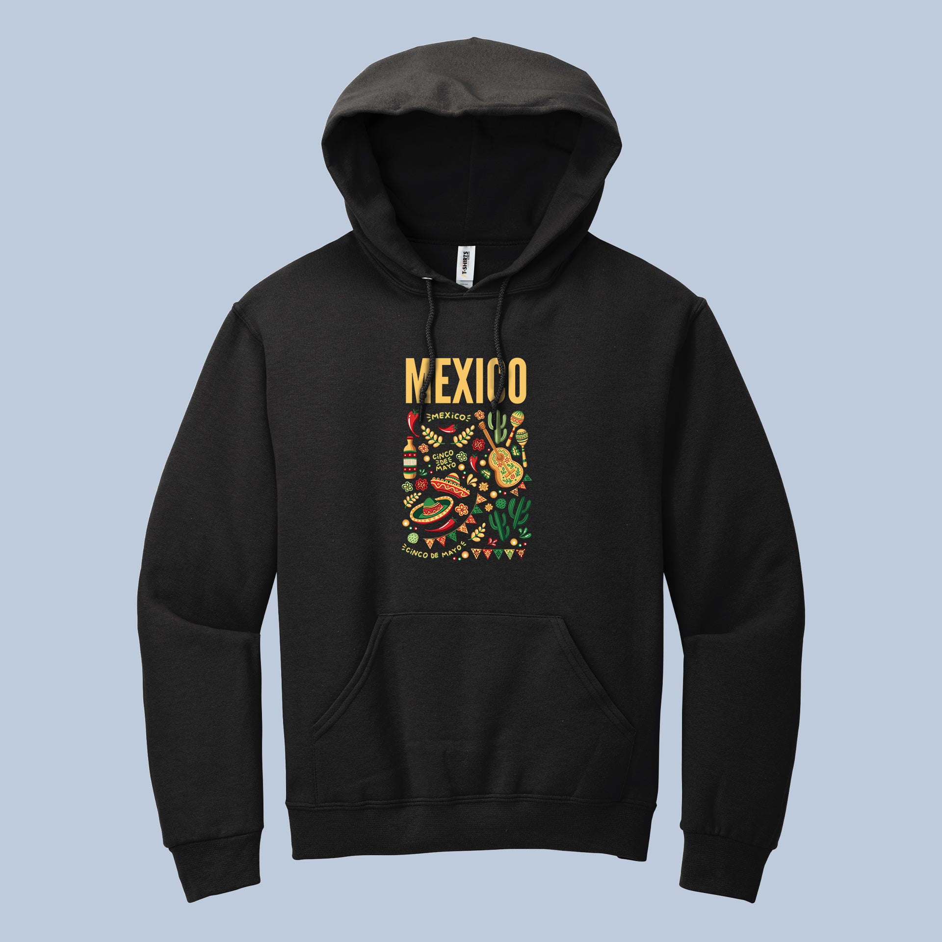 Mexico-Inspired All-Over Print Hoodie