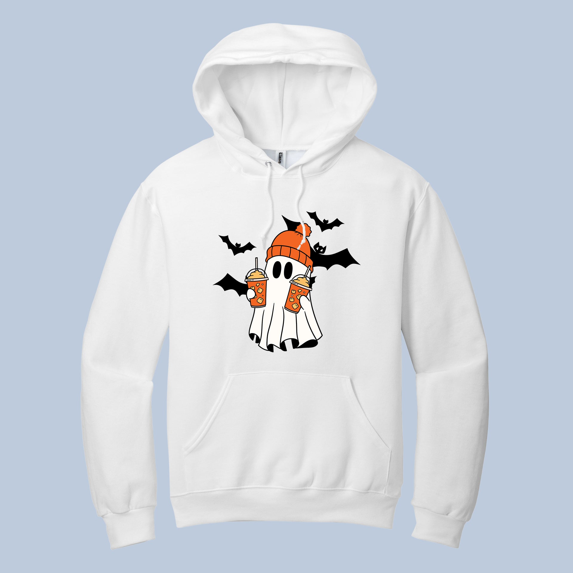 Halloween Ghost Hoodie | Cute Spooky Bat Sweatshirt