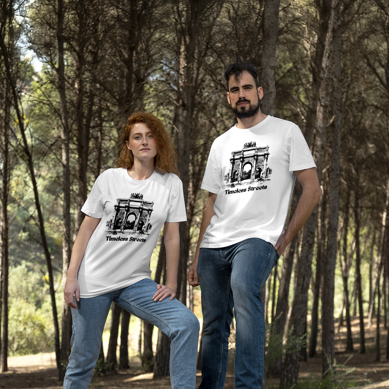 Timeless Streets: Arc de Triomphe du Carrousel T-Shirt 4