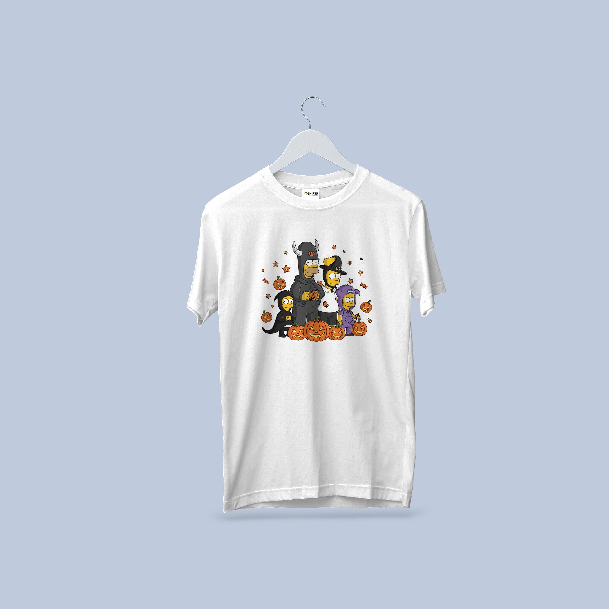 Funny Halloween Family T-Shirt | Cartoon Pumpkin Costume Party Tee | Spooky Fall Graphic Shirt for Men Women Kids | Trick or Treat Halloween Outfit