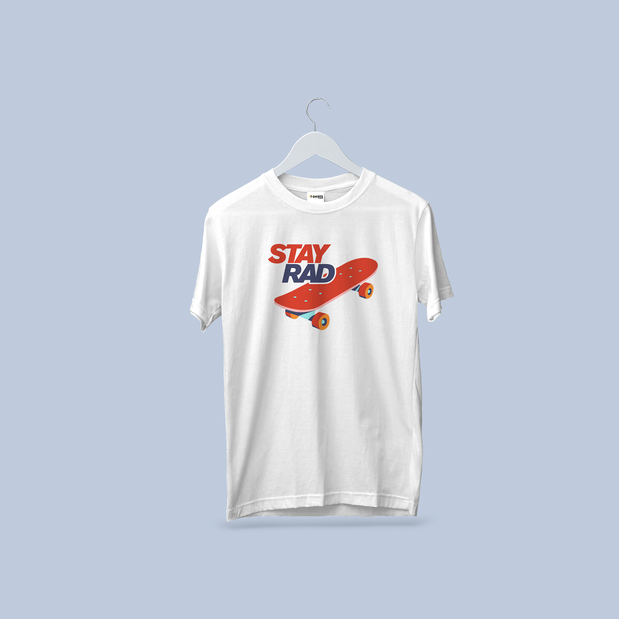Stay Rad Skateboard Graphic T-Shirt