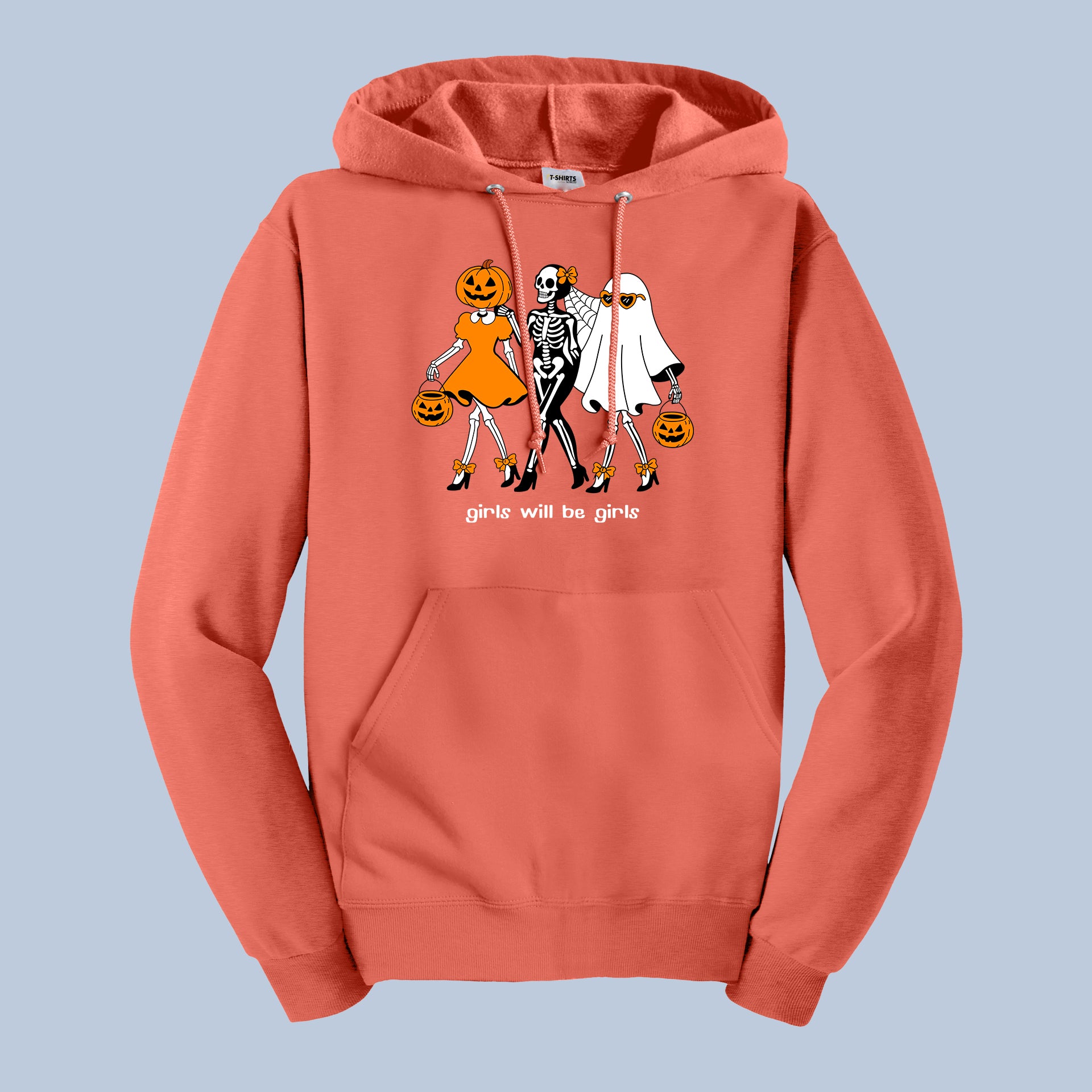 Girls Will Be Girls Halloween Hoodie | Spooky Unisex Sweatshirt