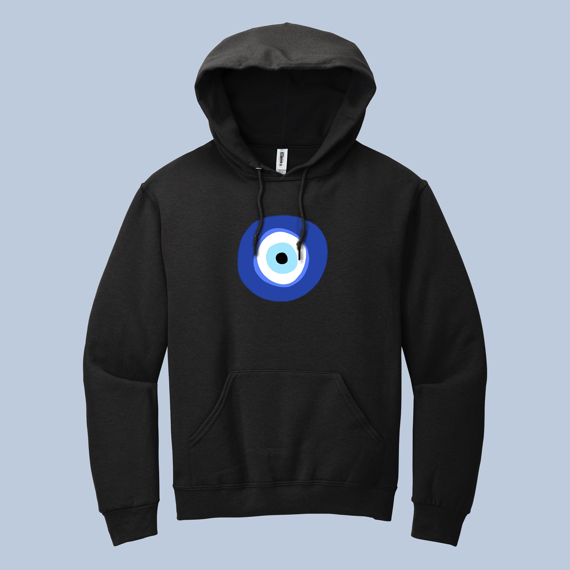 Evil Eye Hoodie – Protective Blue Eye Symbol Sweatshirt