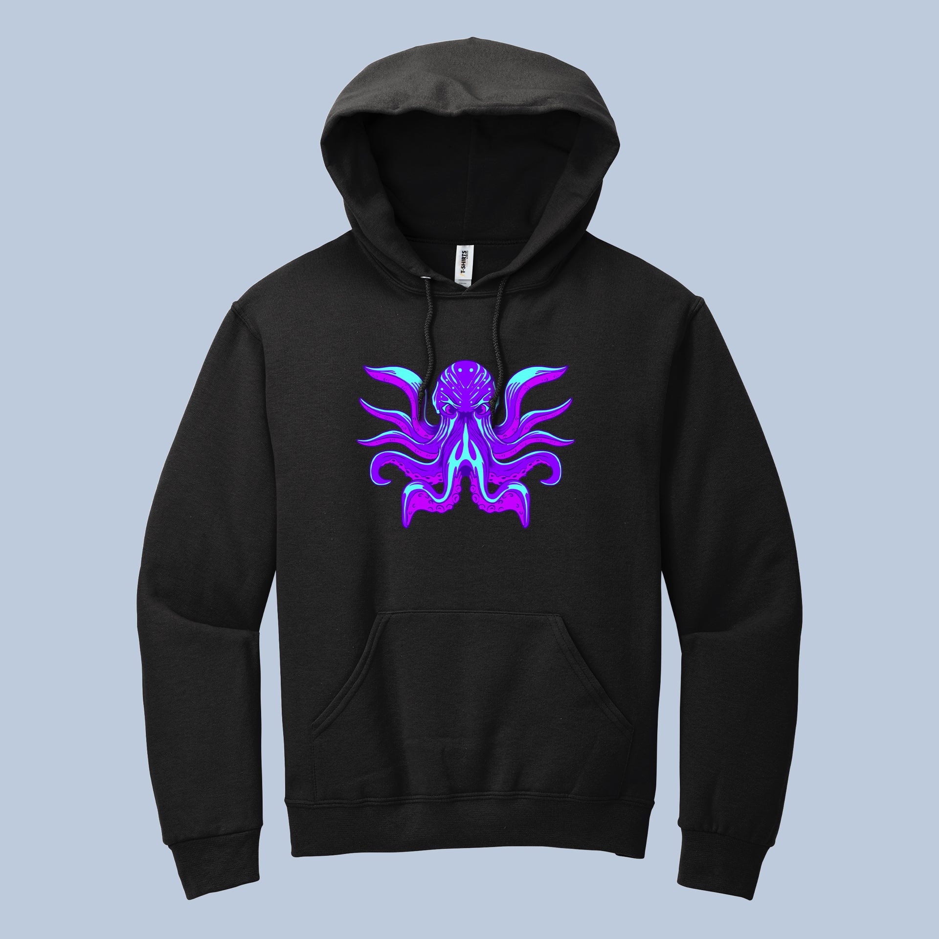Neon Octopus Hoodie – Cool Sea Creature Graphic Pullover