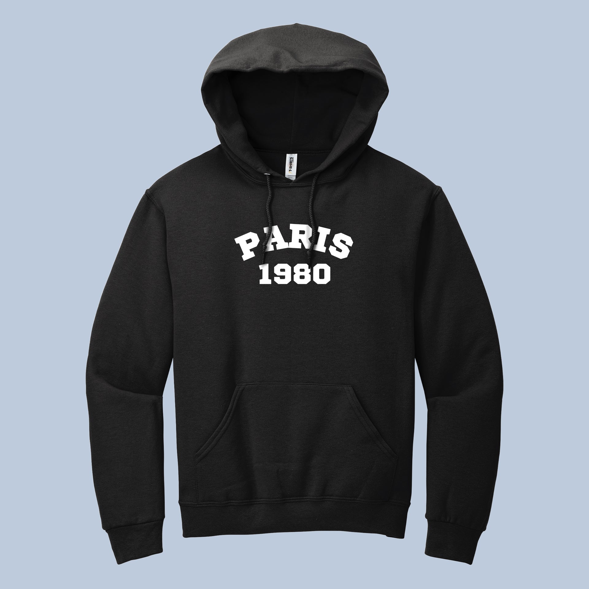 Paris 1980 Vintage-Style Hoodie
