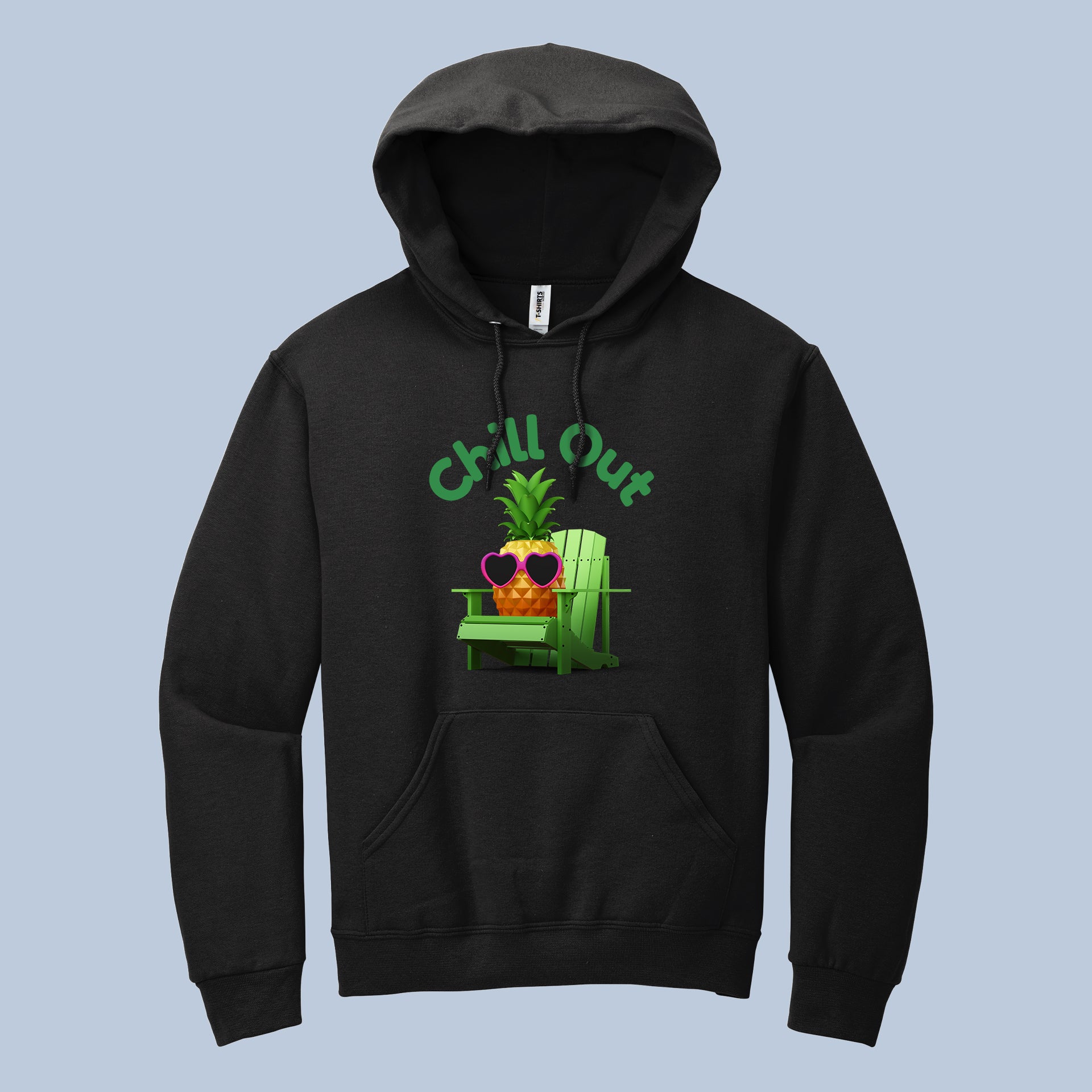 Chill Out Pineapple Hoodie – Fun Tropical Vacation Pullover