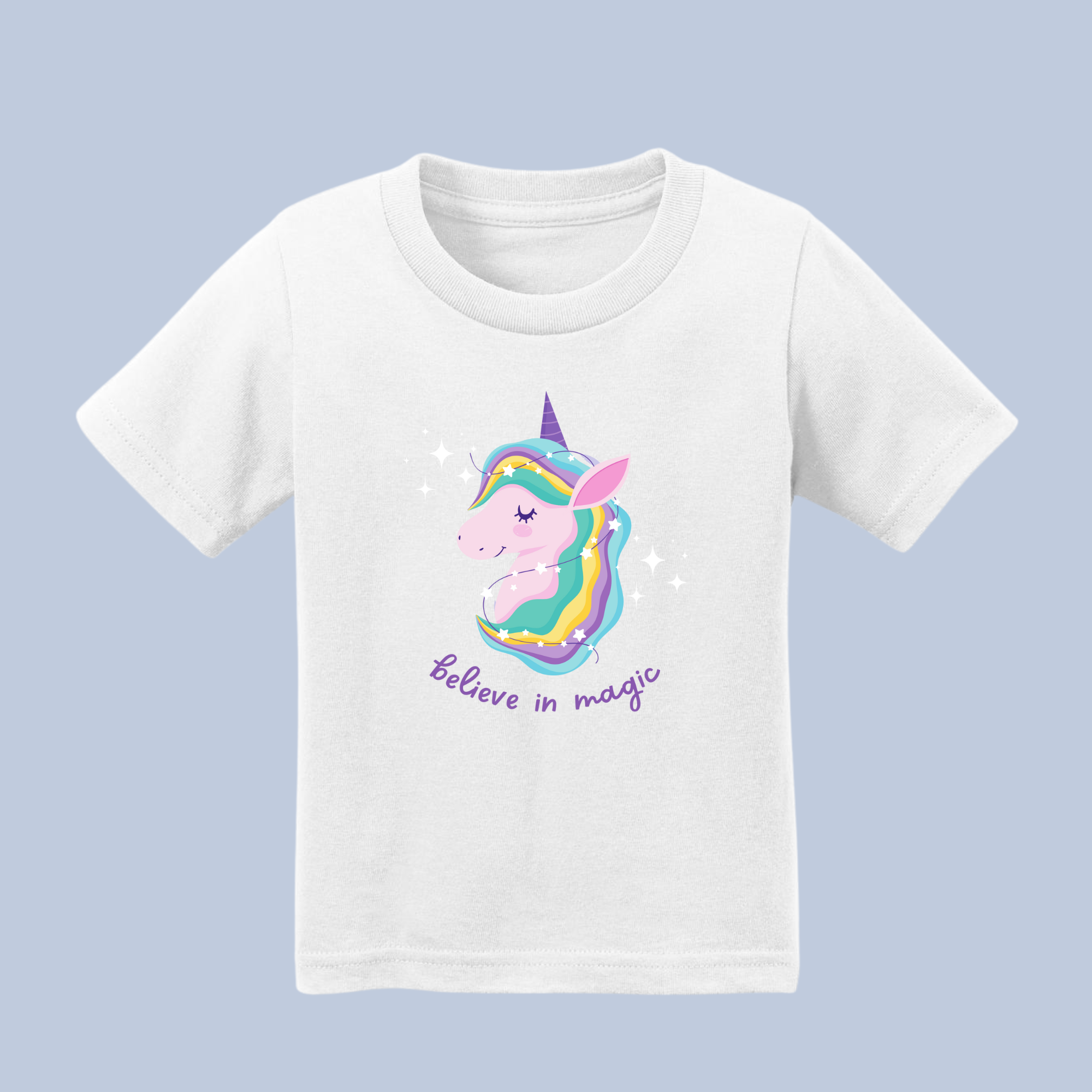 Believe in Magic Unicorn Baby & Toddler T-Shirt 9