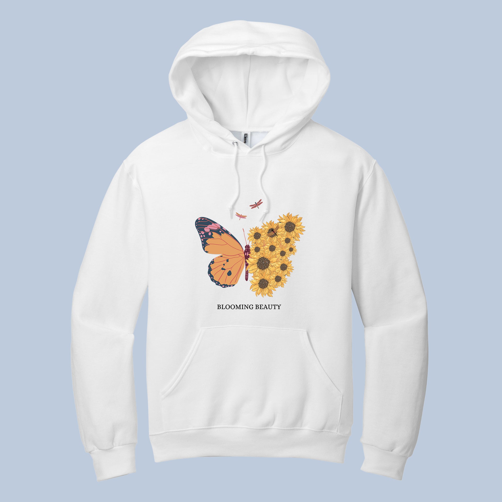 Blooming Beauty Butterfly & Sunflower Hoodie