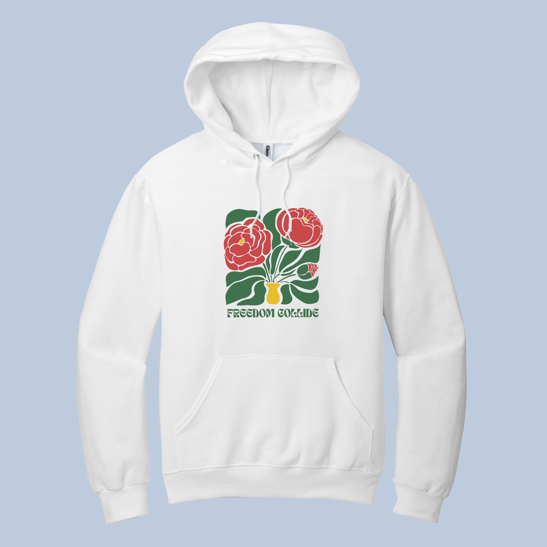 Freedom College Floral Hoodie
