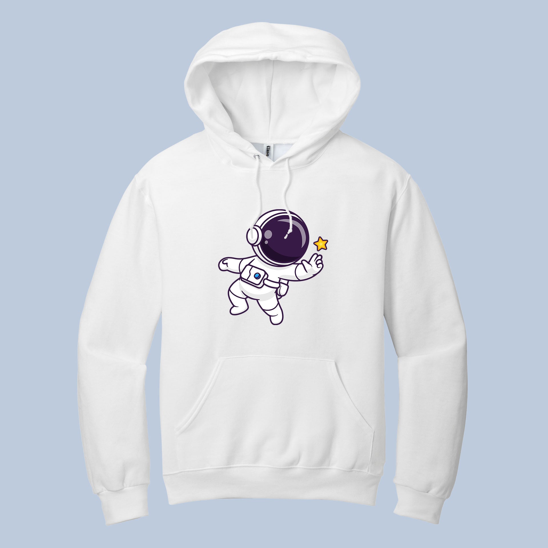 Astronaut Hoodie – Cute Space Cartoon Graphic Pullover