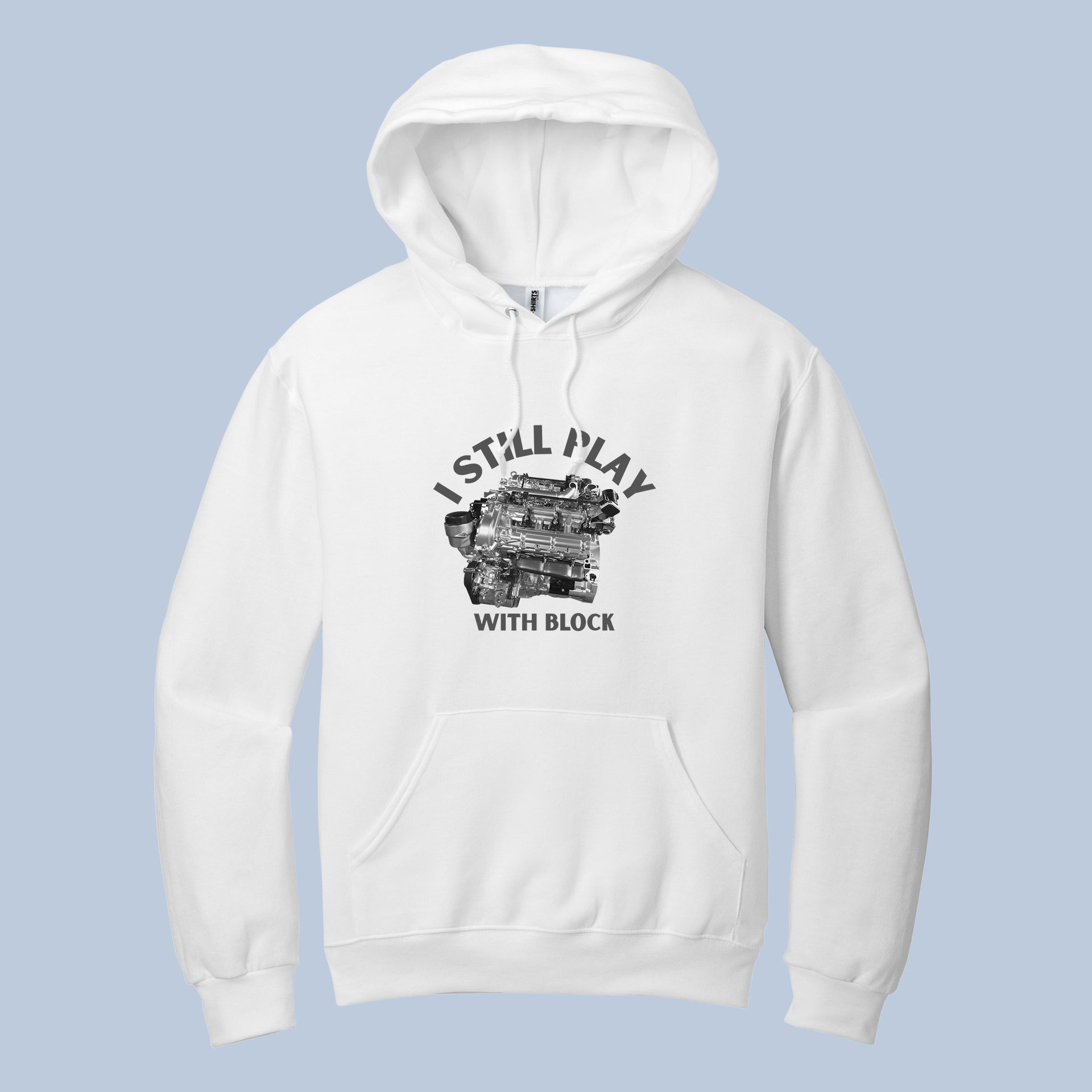 Car Engine Hoodie – I Still Play With Block Mechanic Pullover
