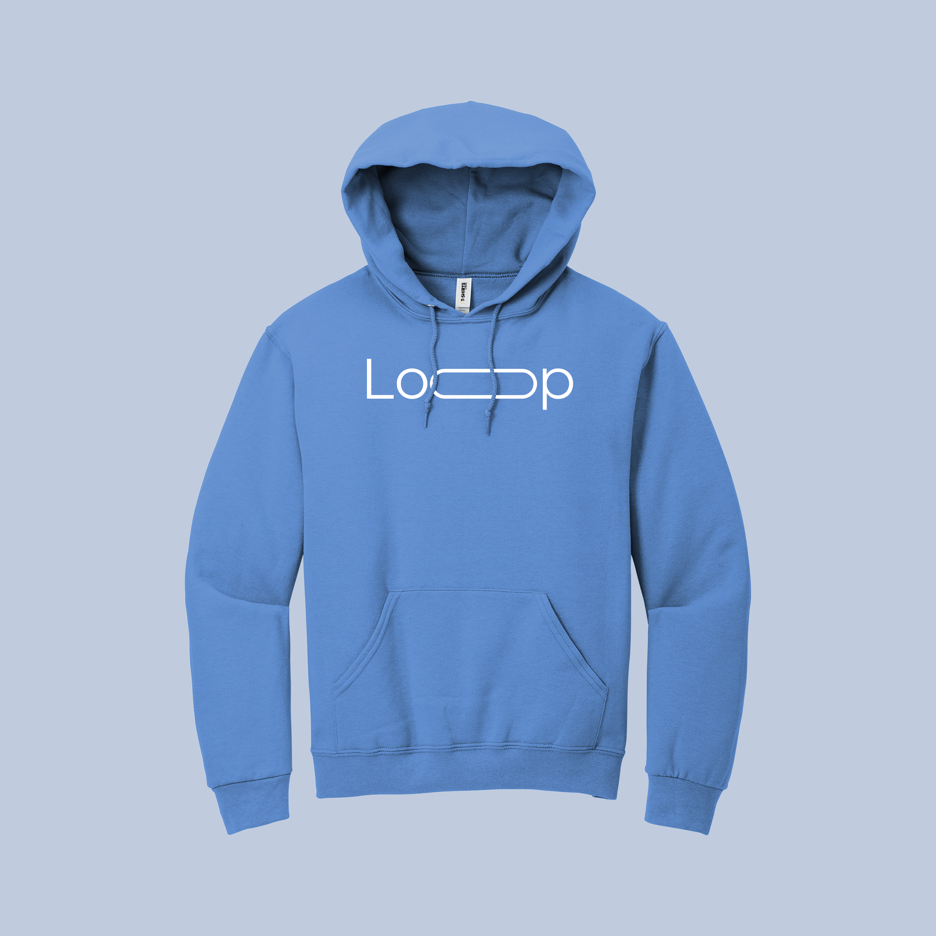 Loop Logo Hoodie – Minimalist Unisex Pullover Sweatshirt