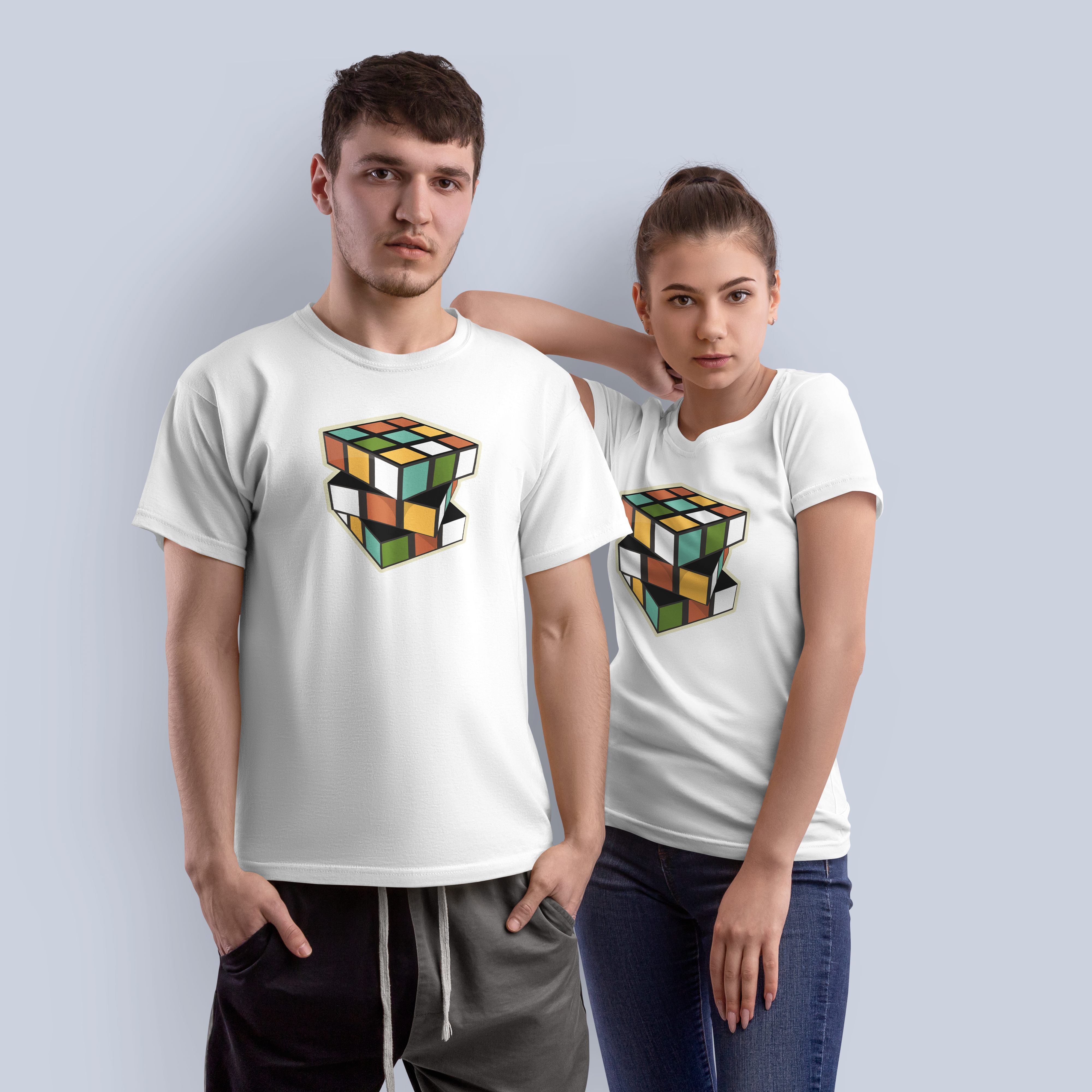 Rubik's Cube Graphic T-Shirt
