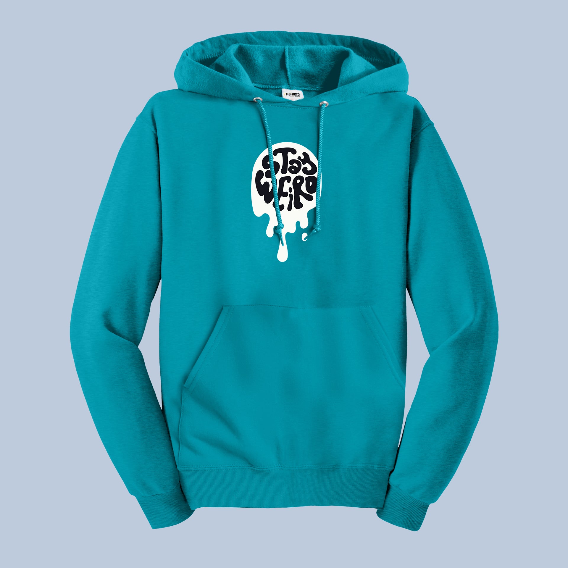 Stay Weird Melting Graphic Hoodie