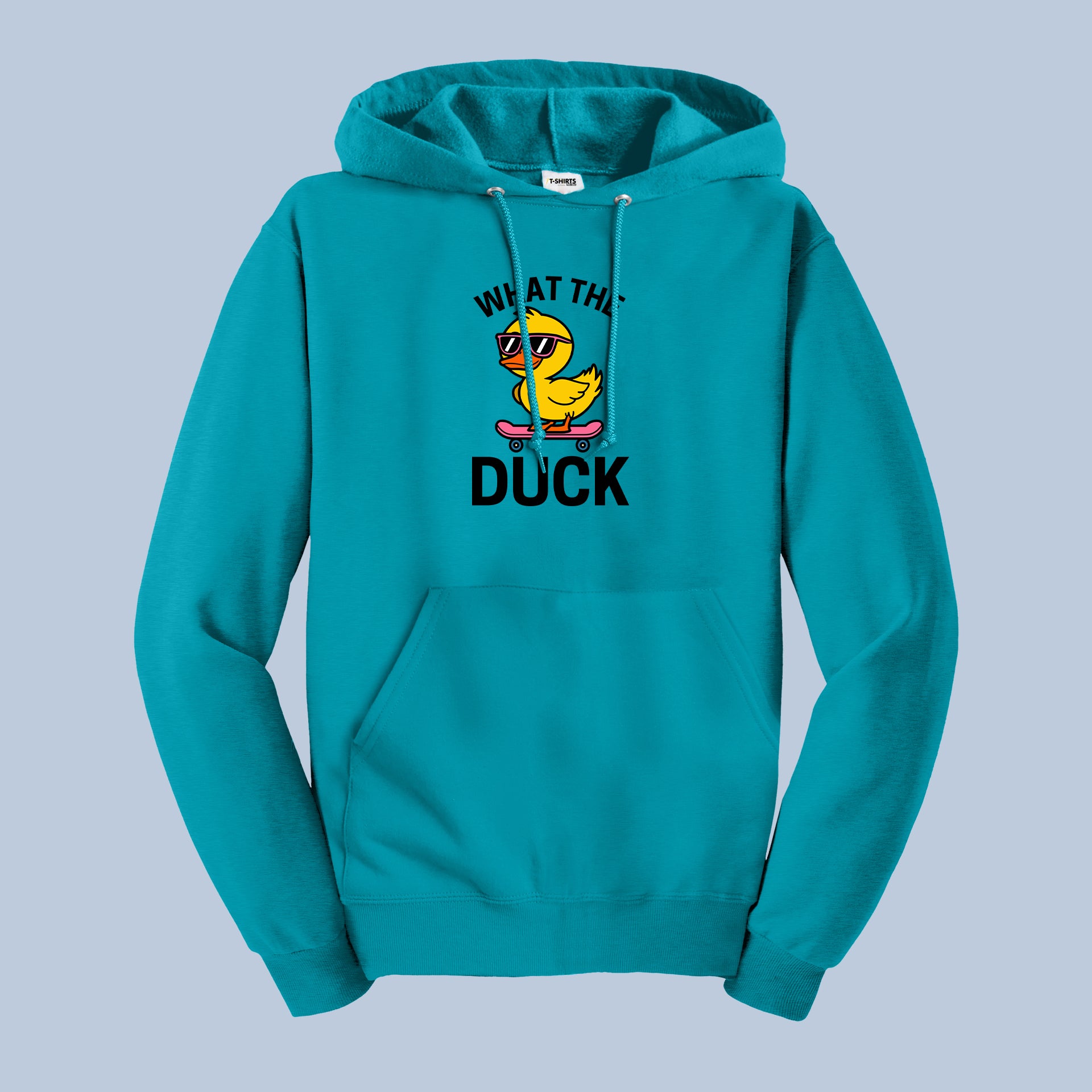 What The Duck Hoodie – Funny Skateboarding Duck Pullover
