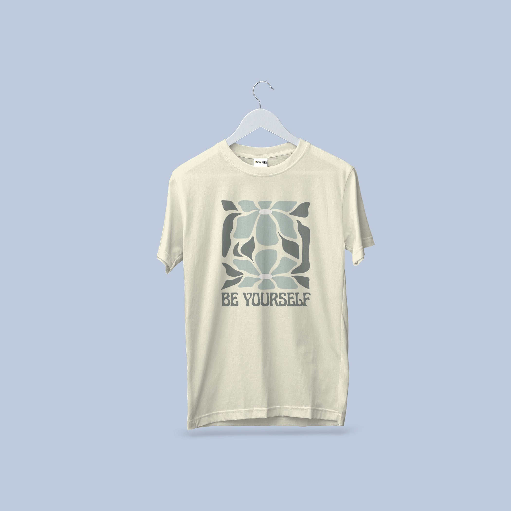 Be Yourself Abstract Floral T-Shirt | Empowering Graphic Tee 3