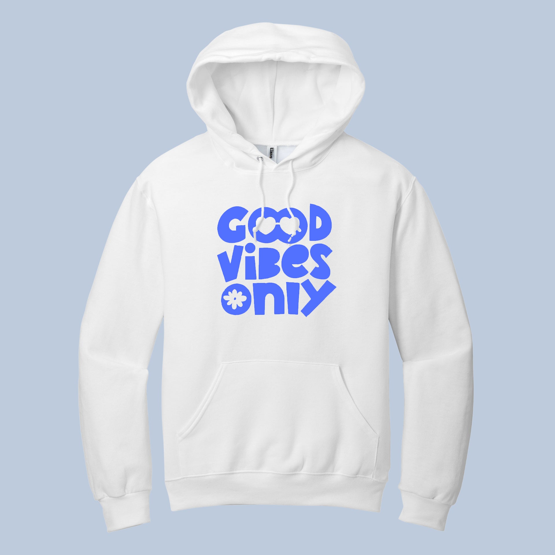 Good Vibes Only Hoodie – Positive Retro Graphic Sweatshirt