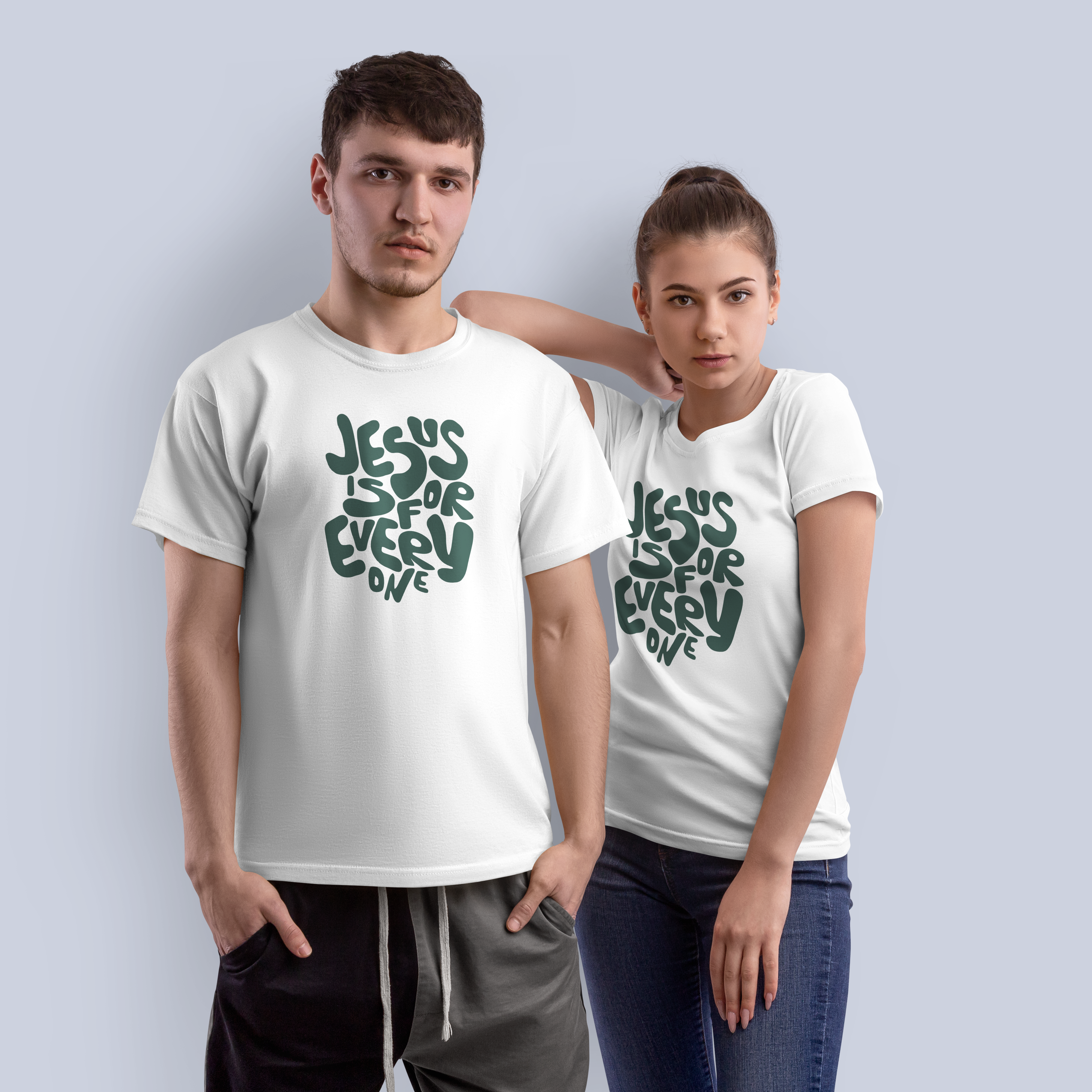 Jesus Is For Everyone | Christian Faith Graphic T-Shirt 8